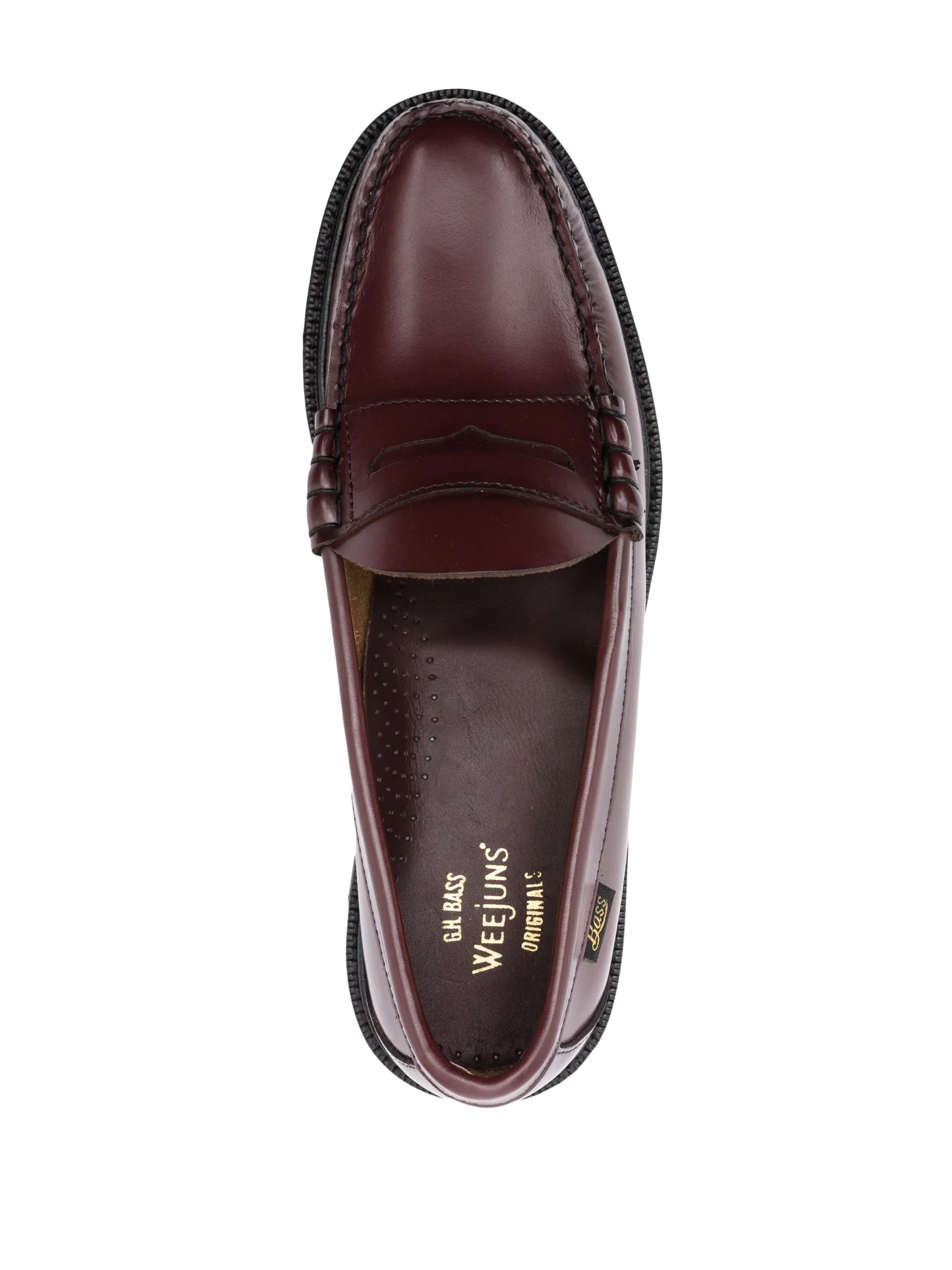 Weejuns Super Lug Larson leather penny loafers