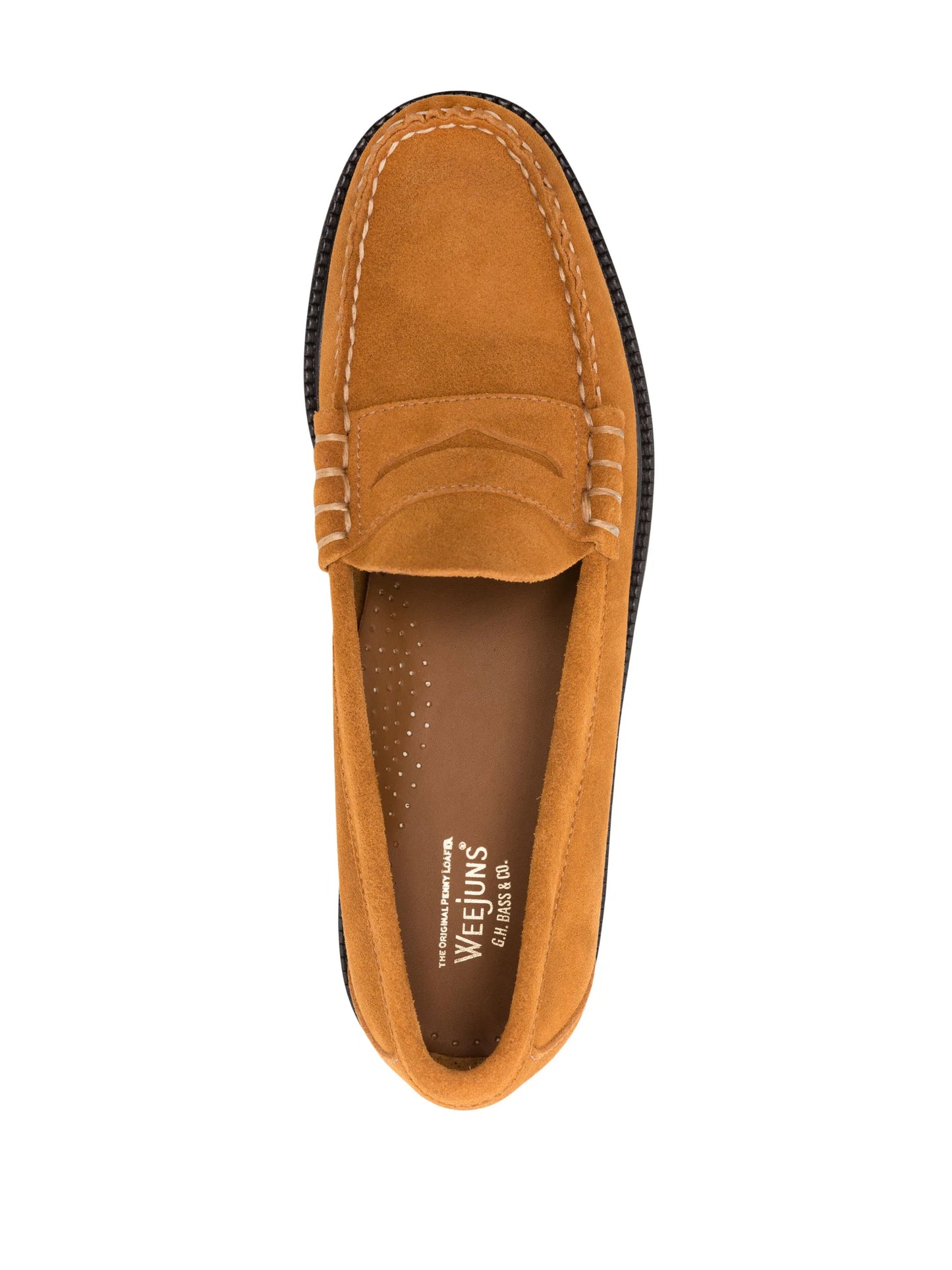 Weejuns 90s Larson suede penny loafers