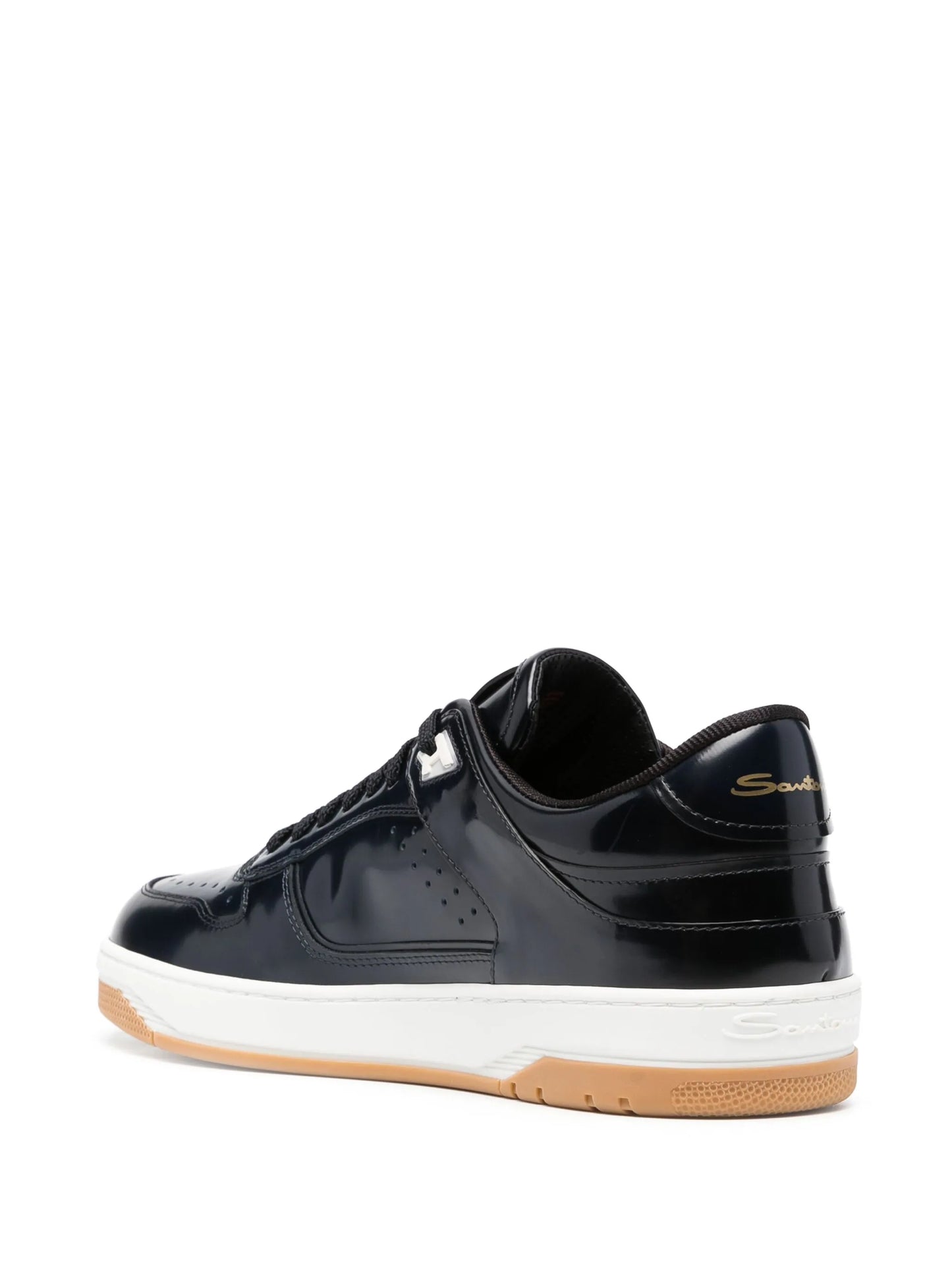 Sneak-air leather sneakers