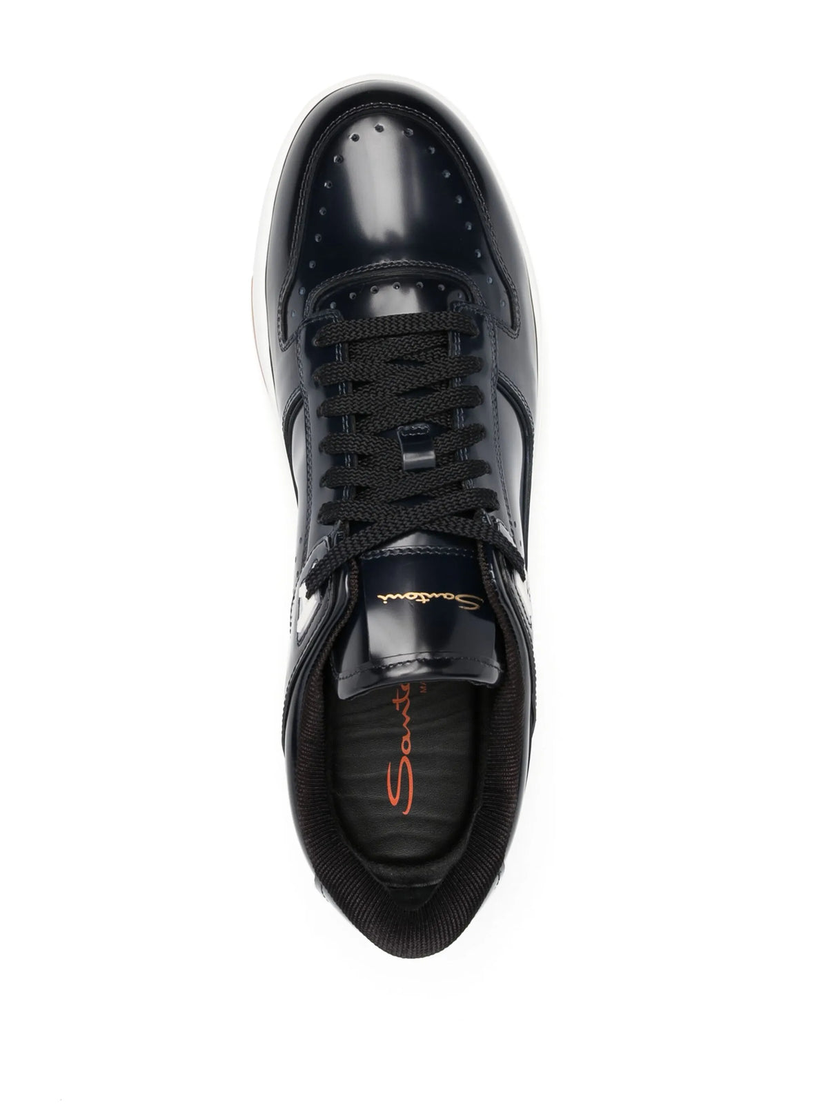 Sneak-air leather sneakers