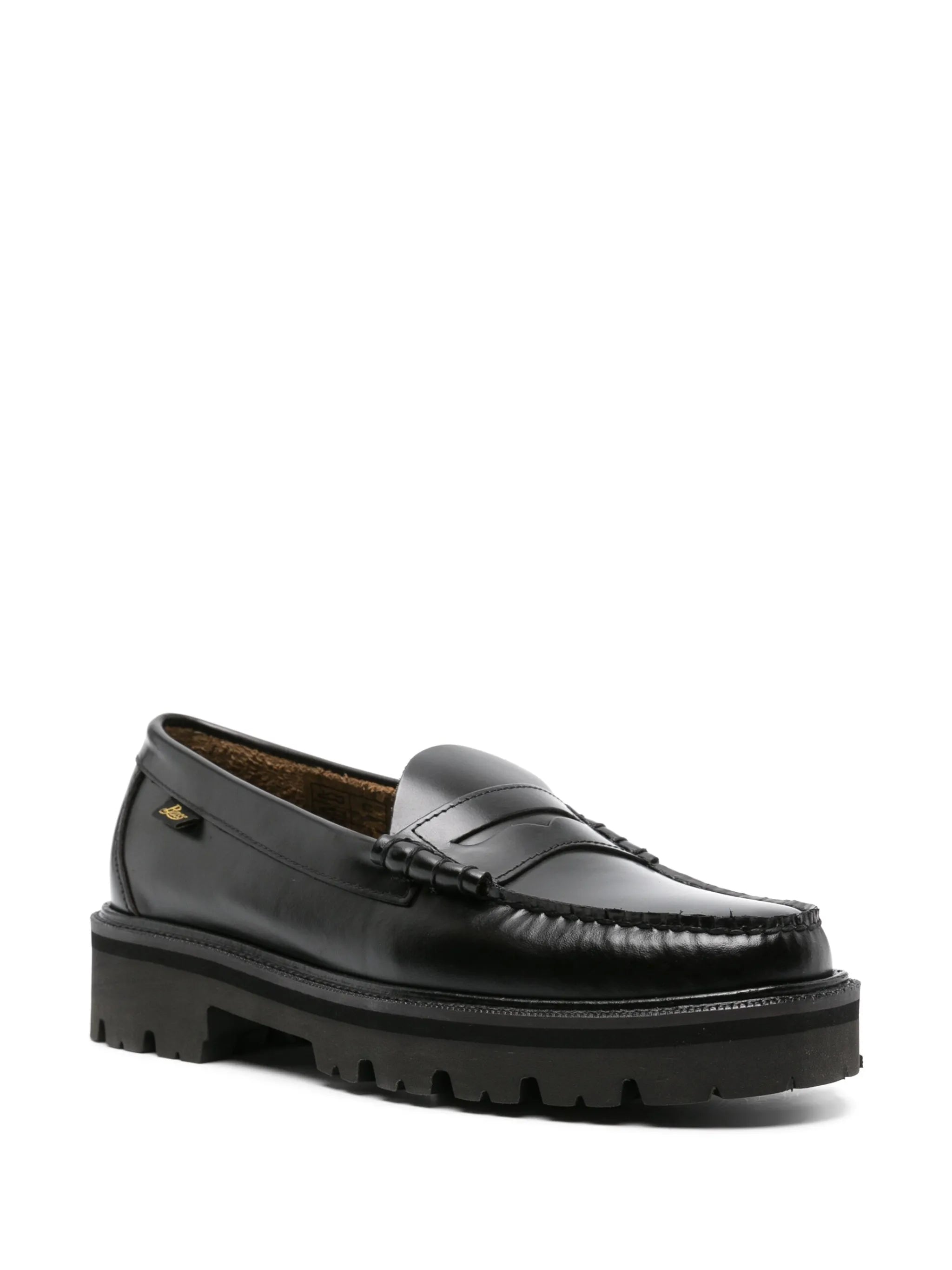Weejuns Super Lug Larson leather penny loafers