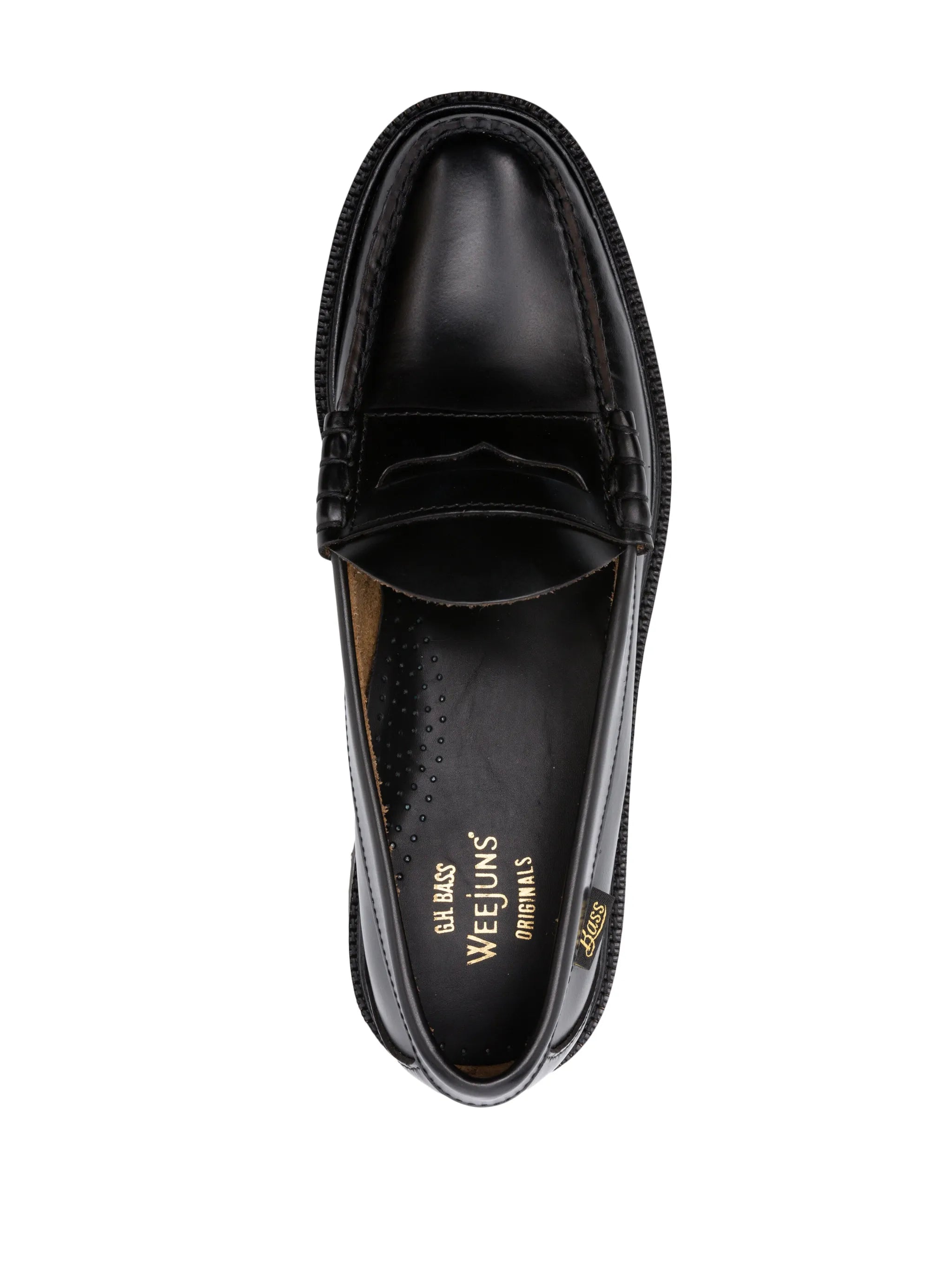 Weejuns Super Lug Larson leather penny loafers