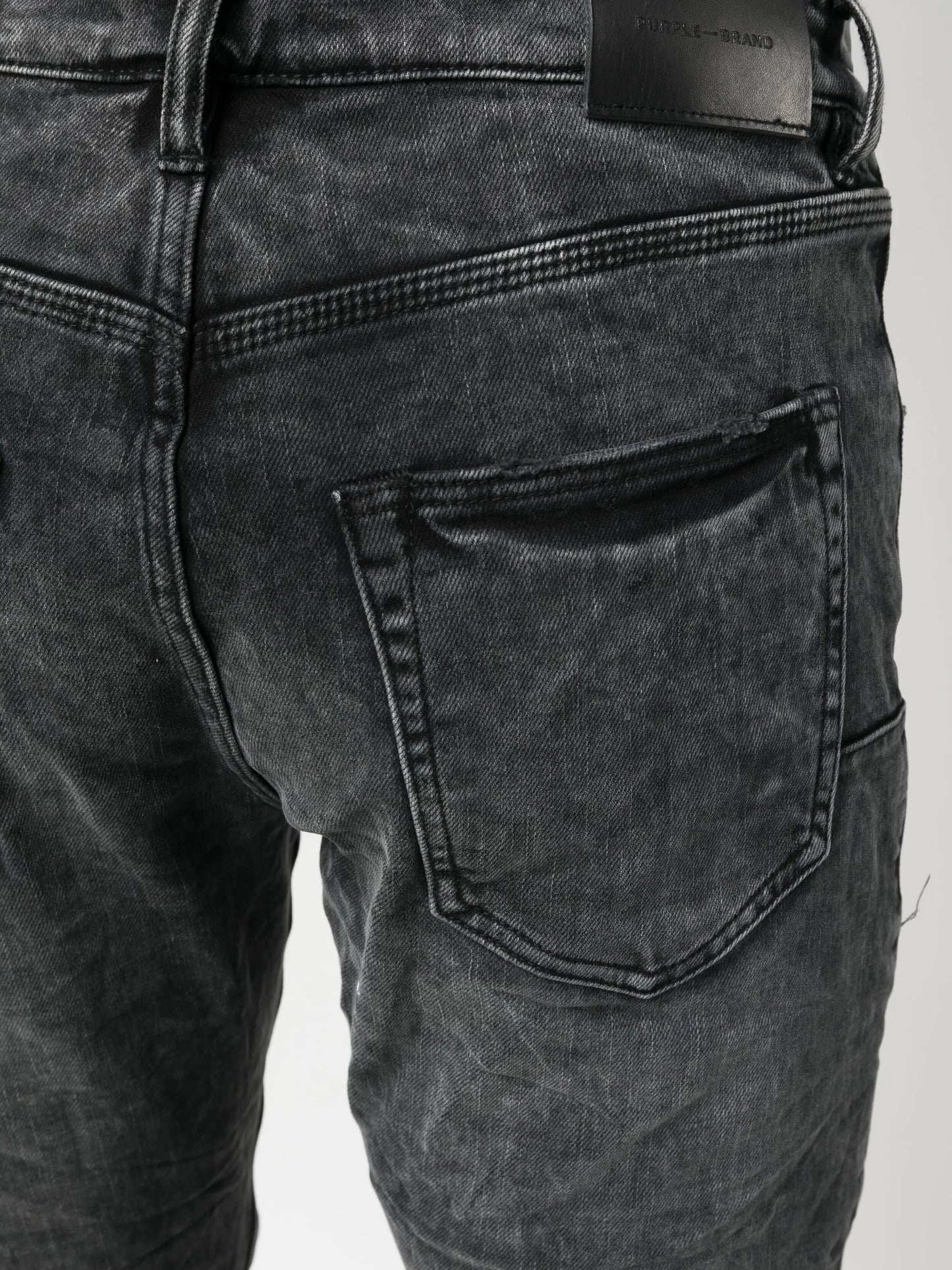 stonewashed mid-rise jeans