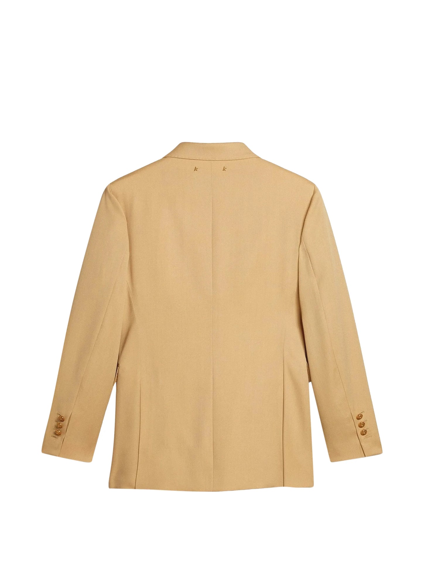 double-breasted virgin wool blazer