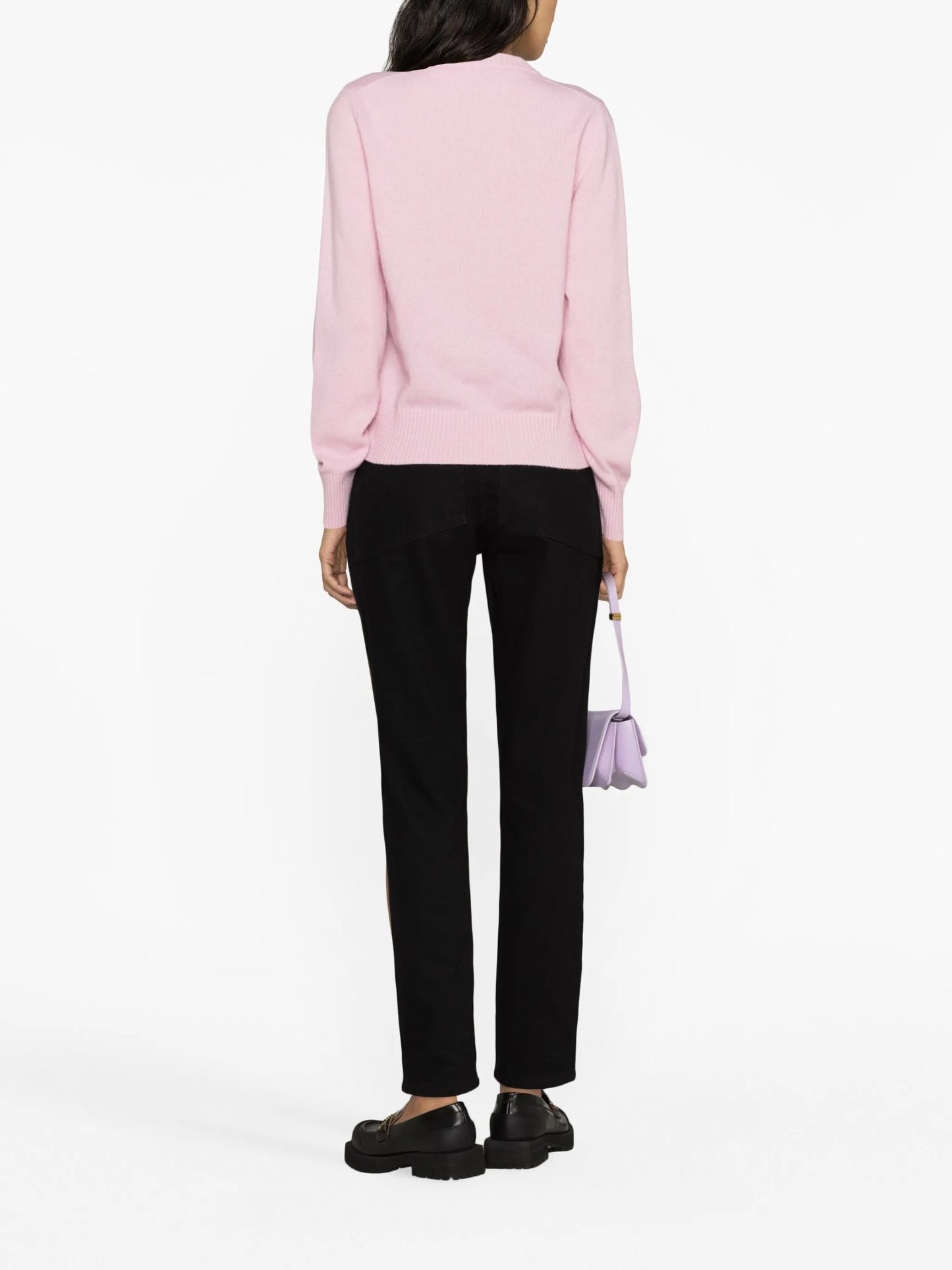 intarsia-knit crew-neck jumper