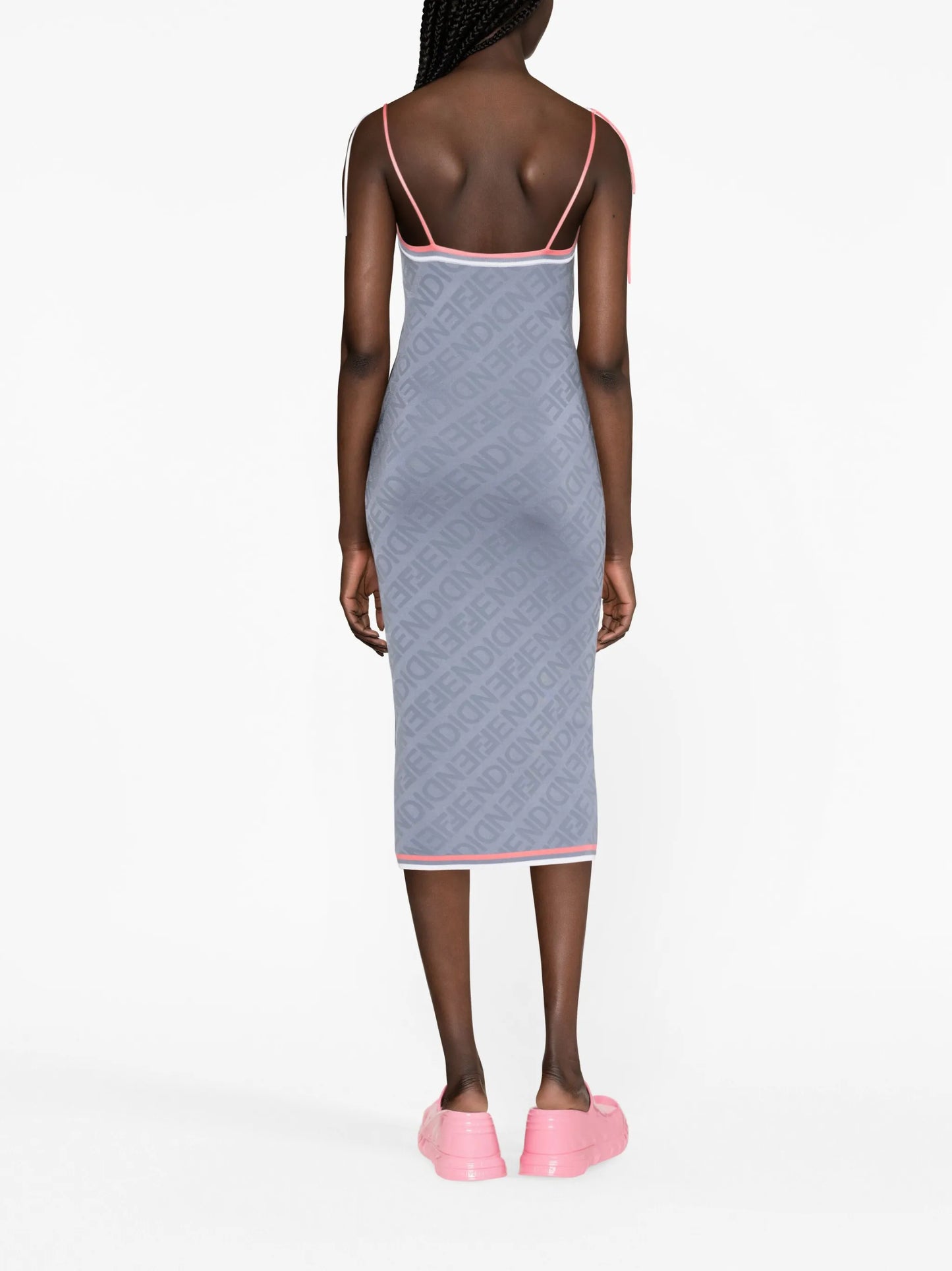 Fendi-Mirror midi dress