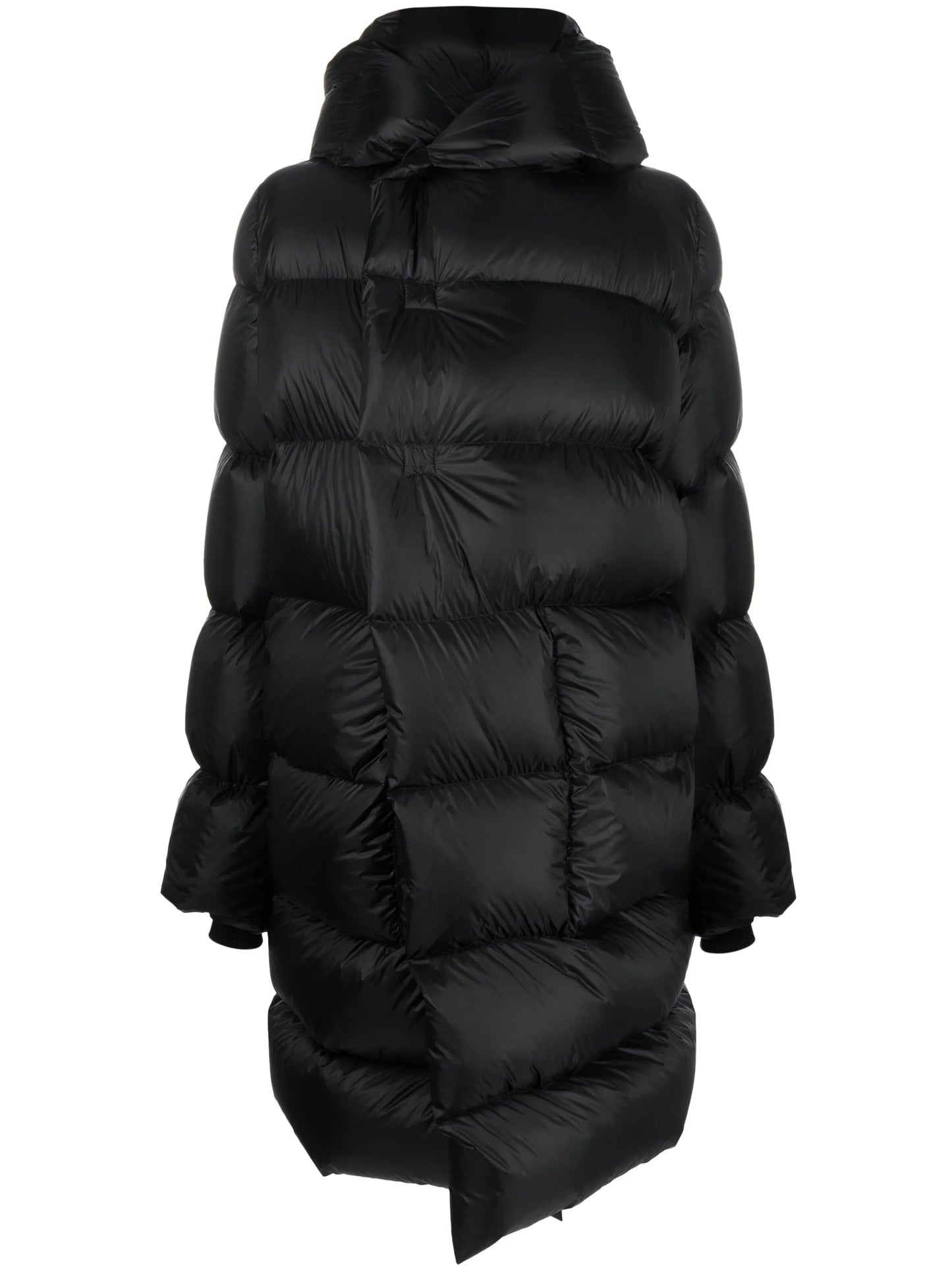 quilted hooded jacket