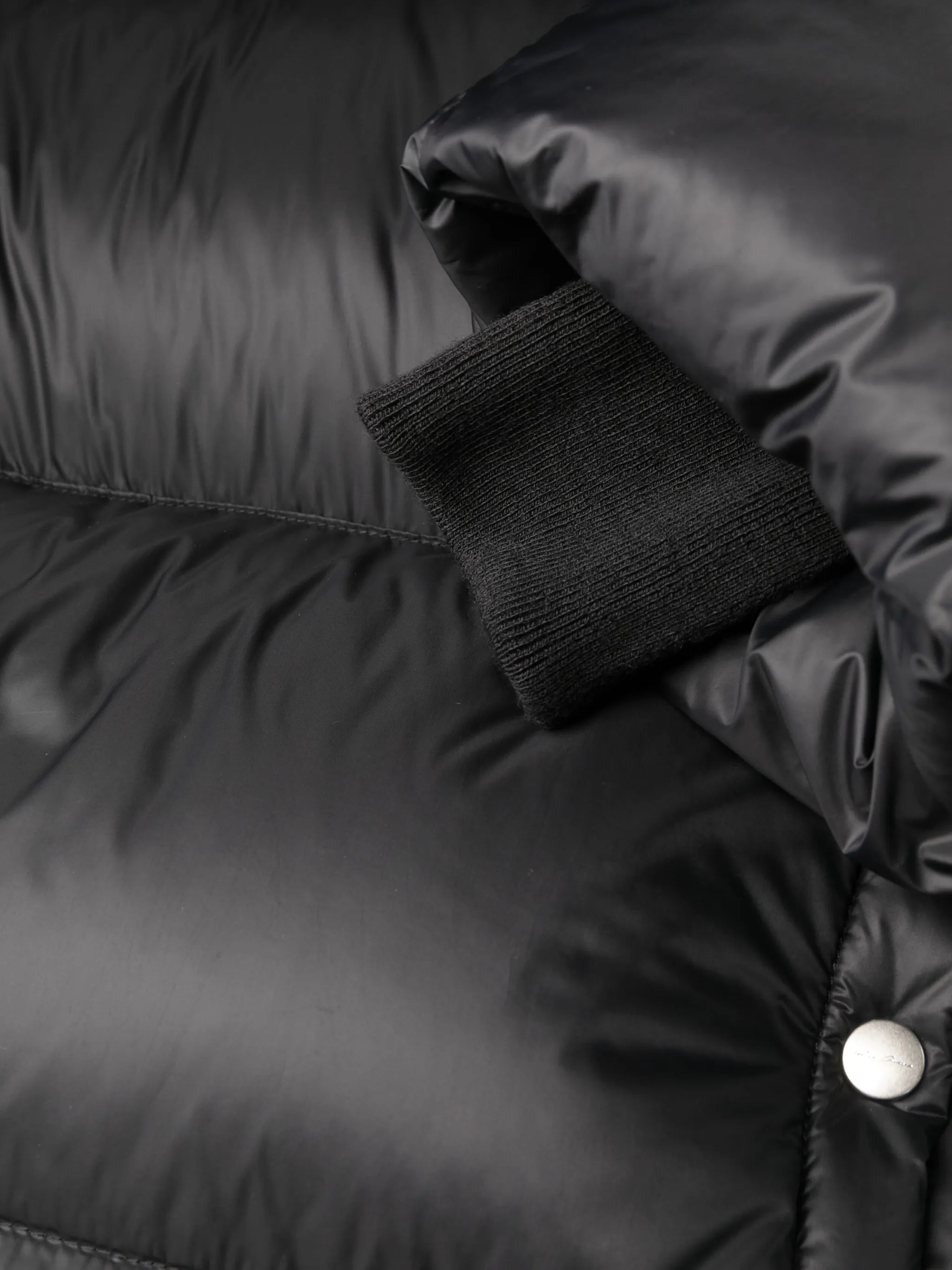 quilted hooded jacket