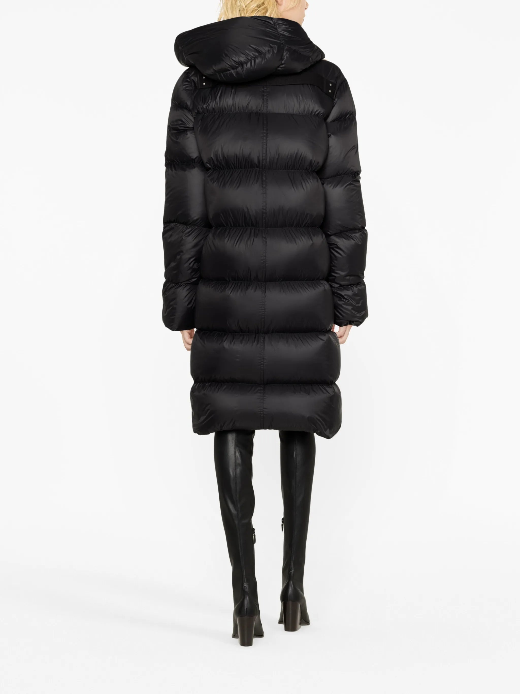 quilted hooded jacket