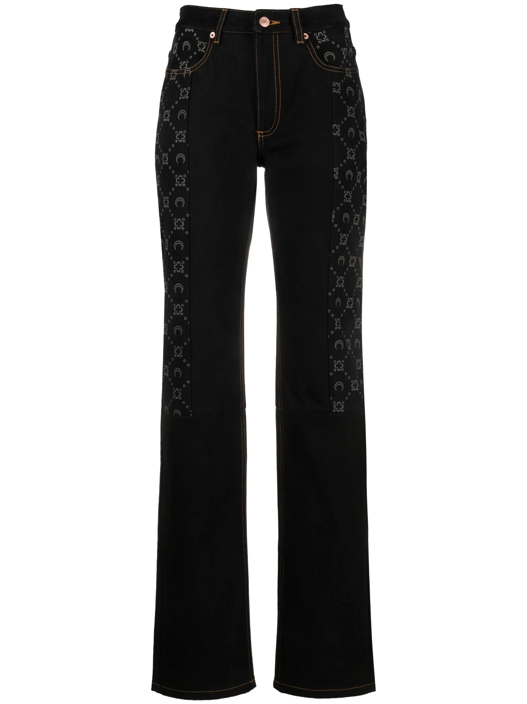 Regenerated straight-leg jeans