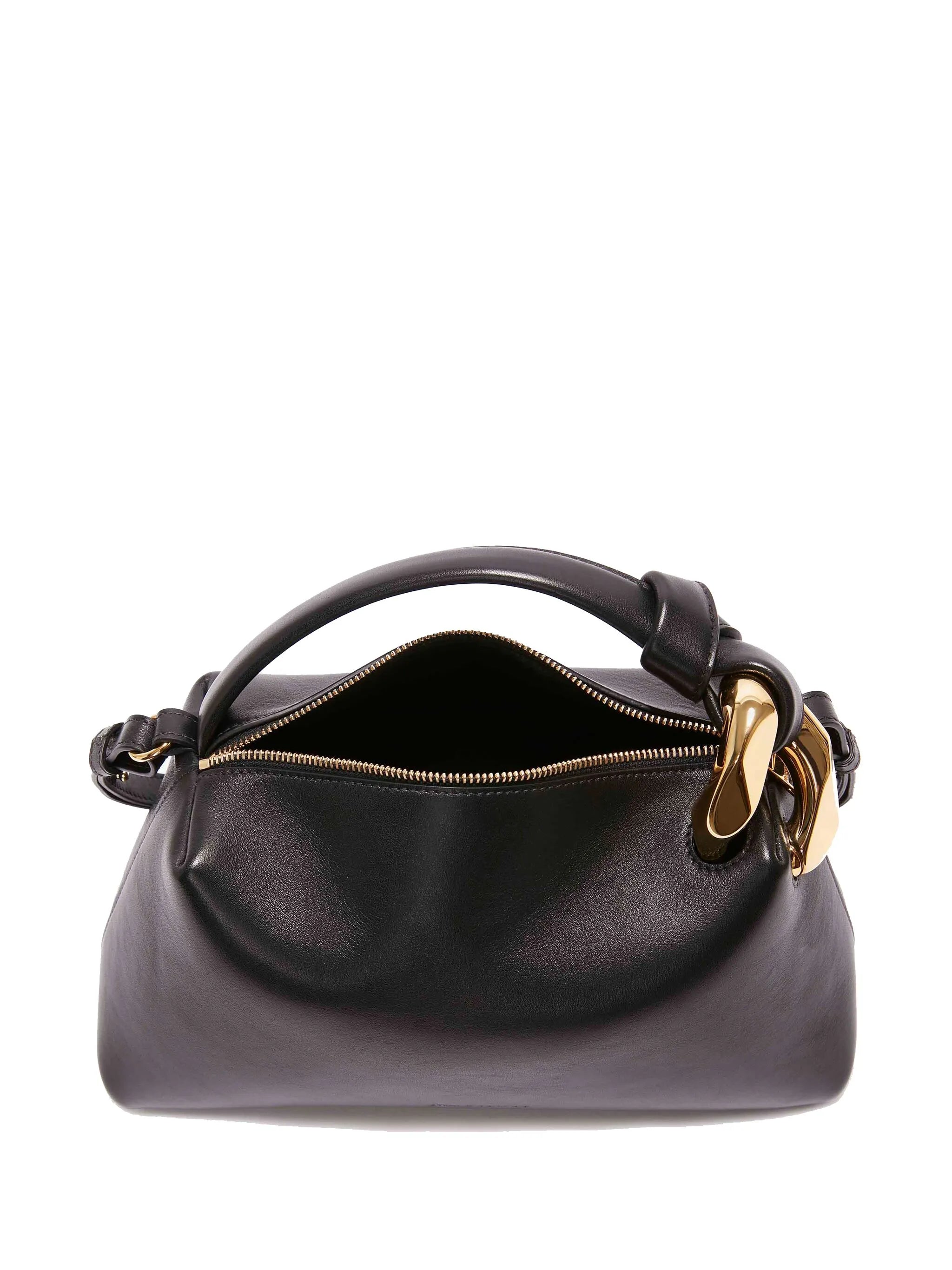 Corner leather bag