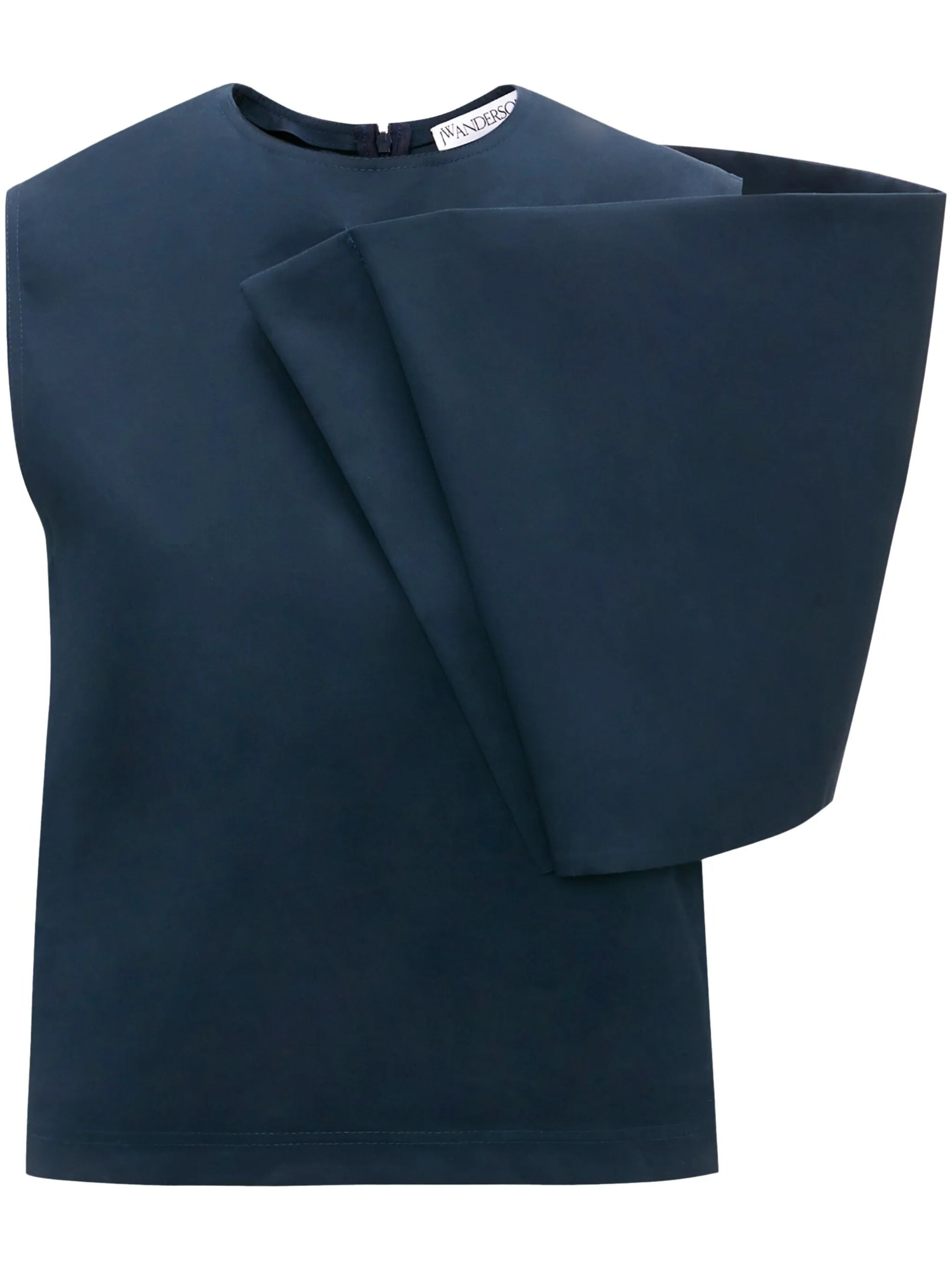 asymmetric sleeveless top