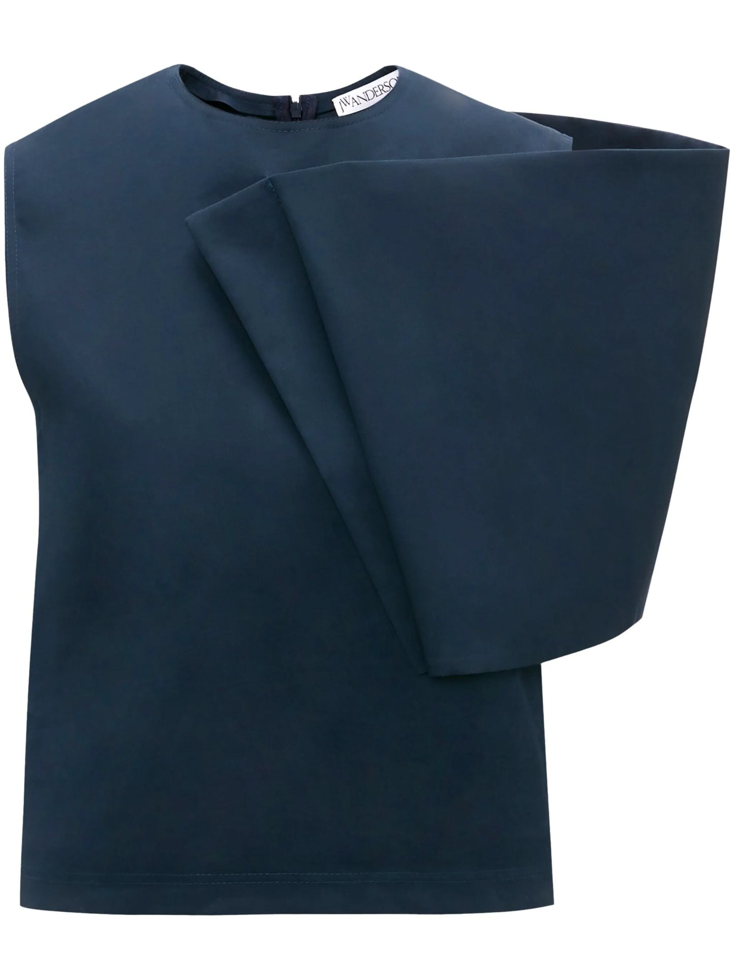 asymmetric sleeveless top