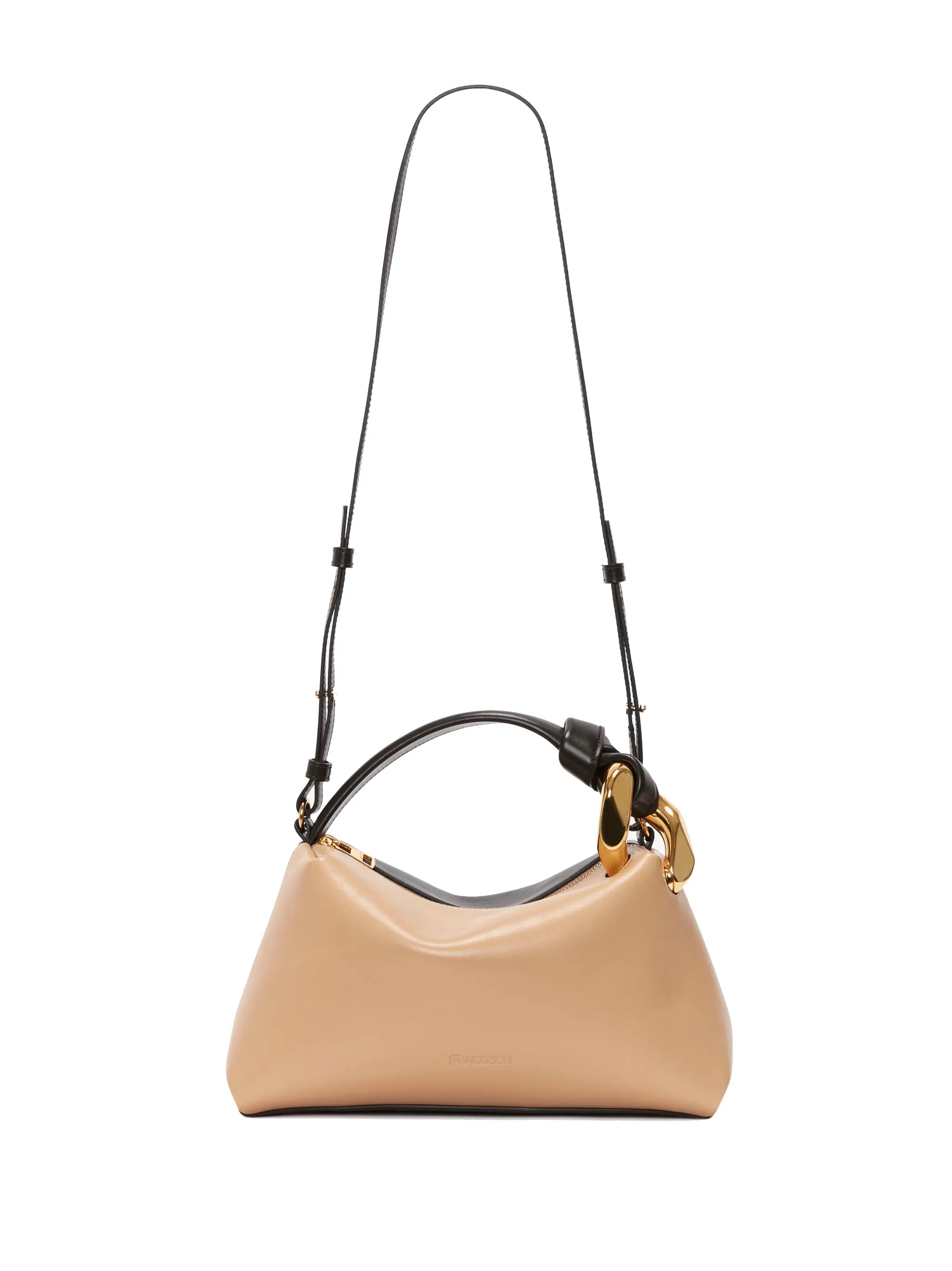 Cornerleather crossbody bag