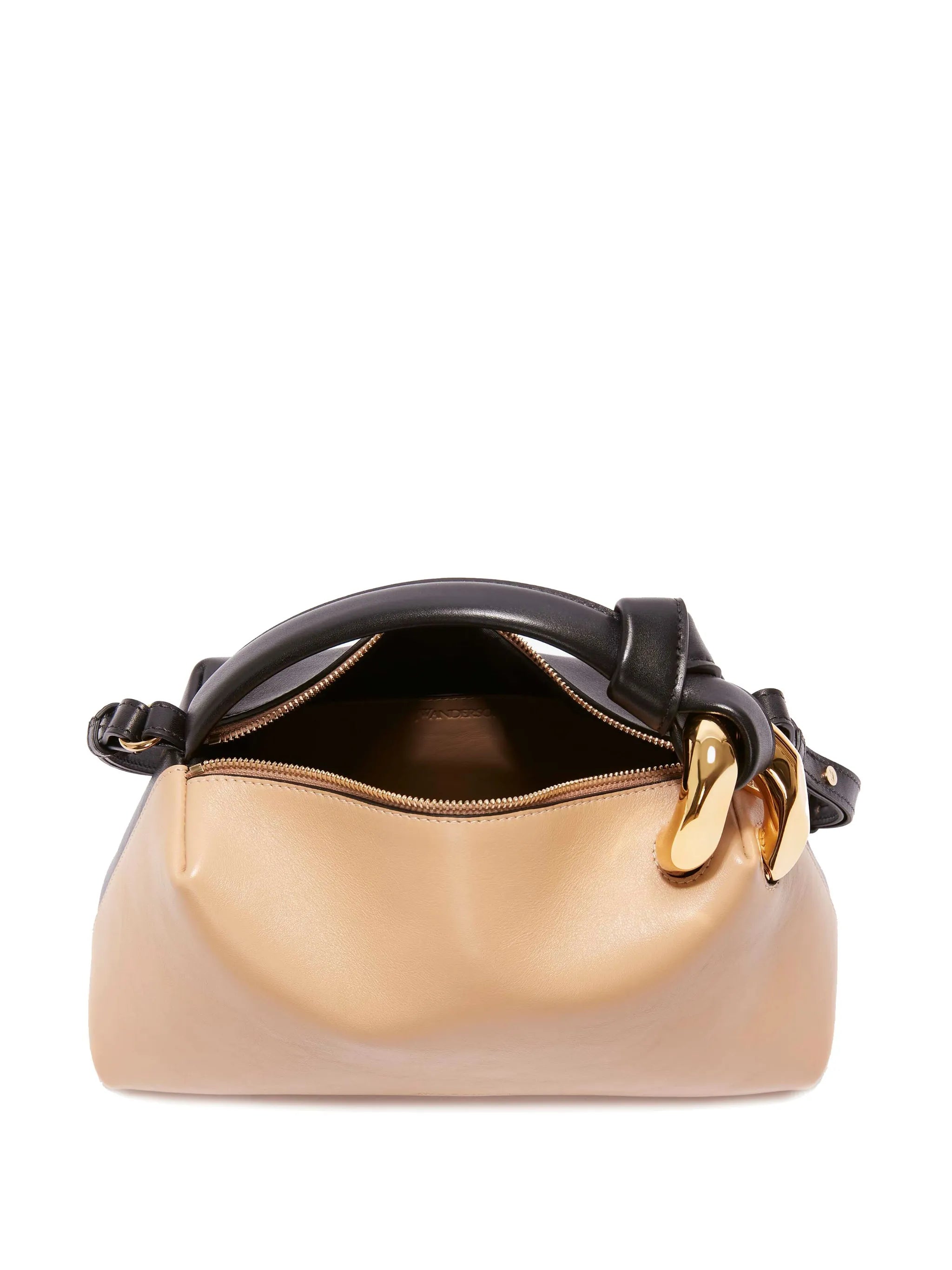 Cornerleather crossbody bag