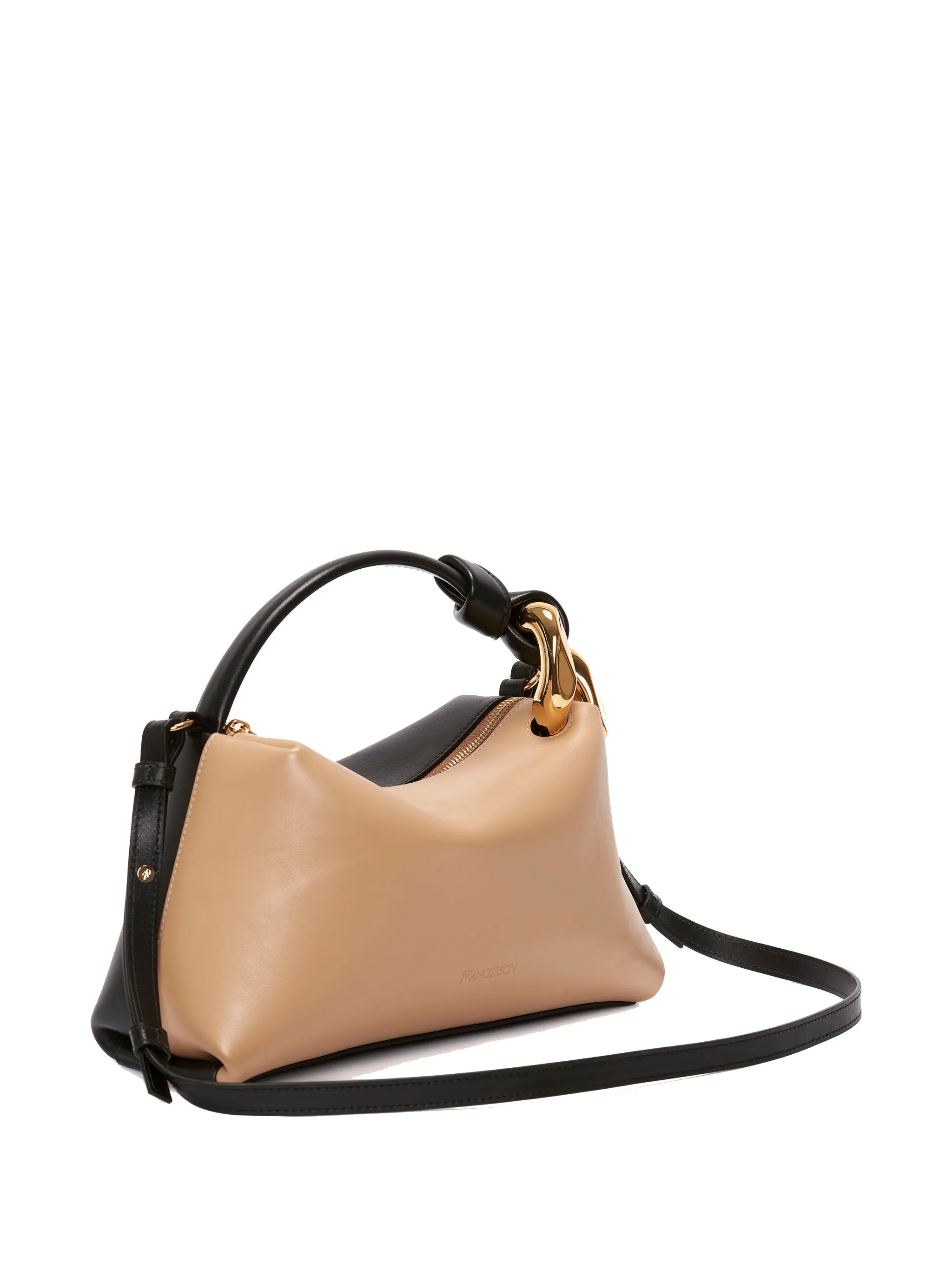 Cornerleather crossbody bag
