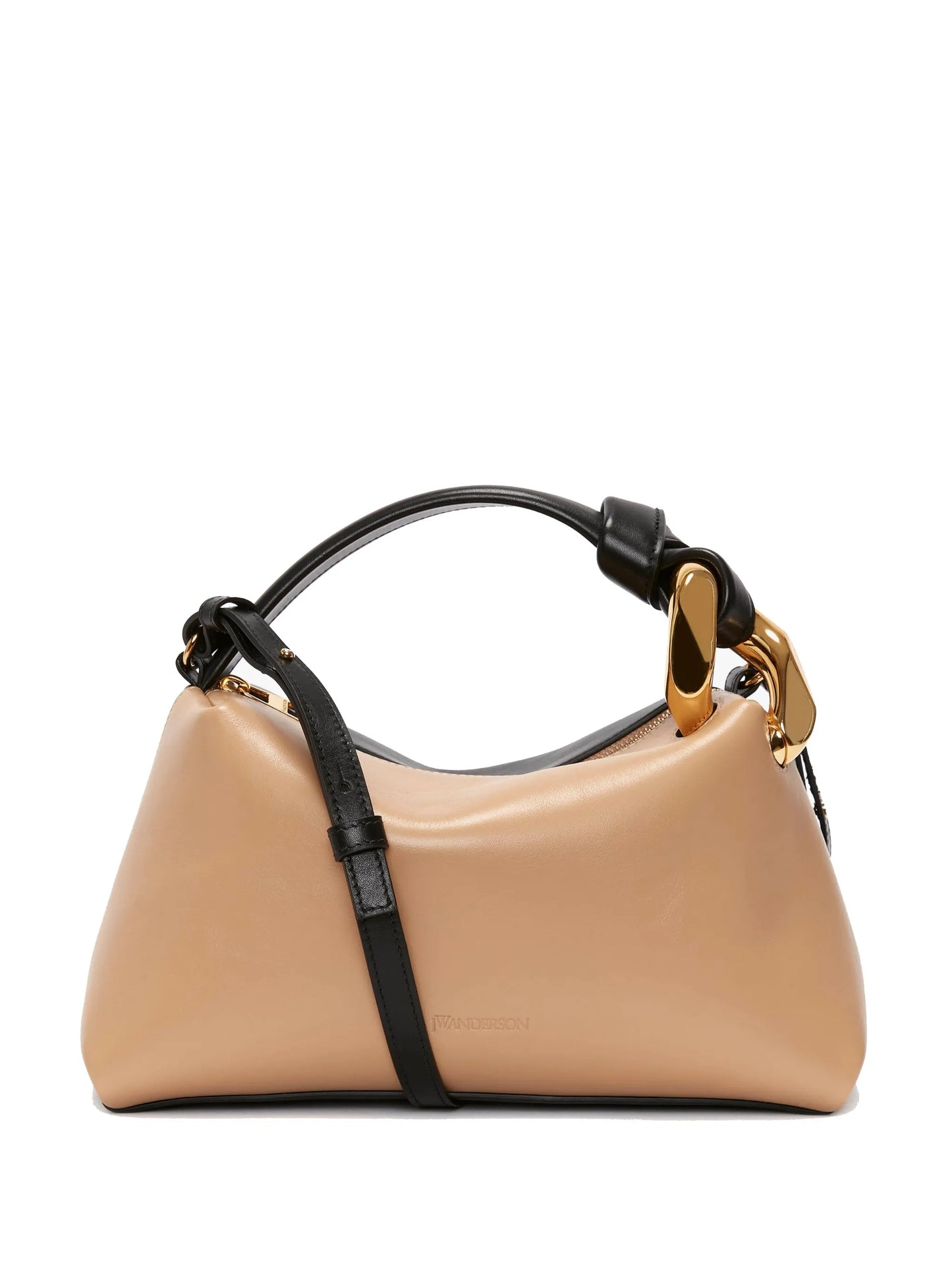 Cornerleather crossbody bag