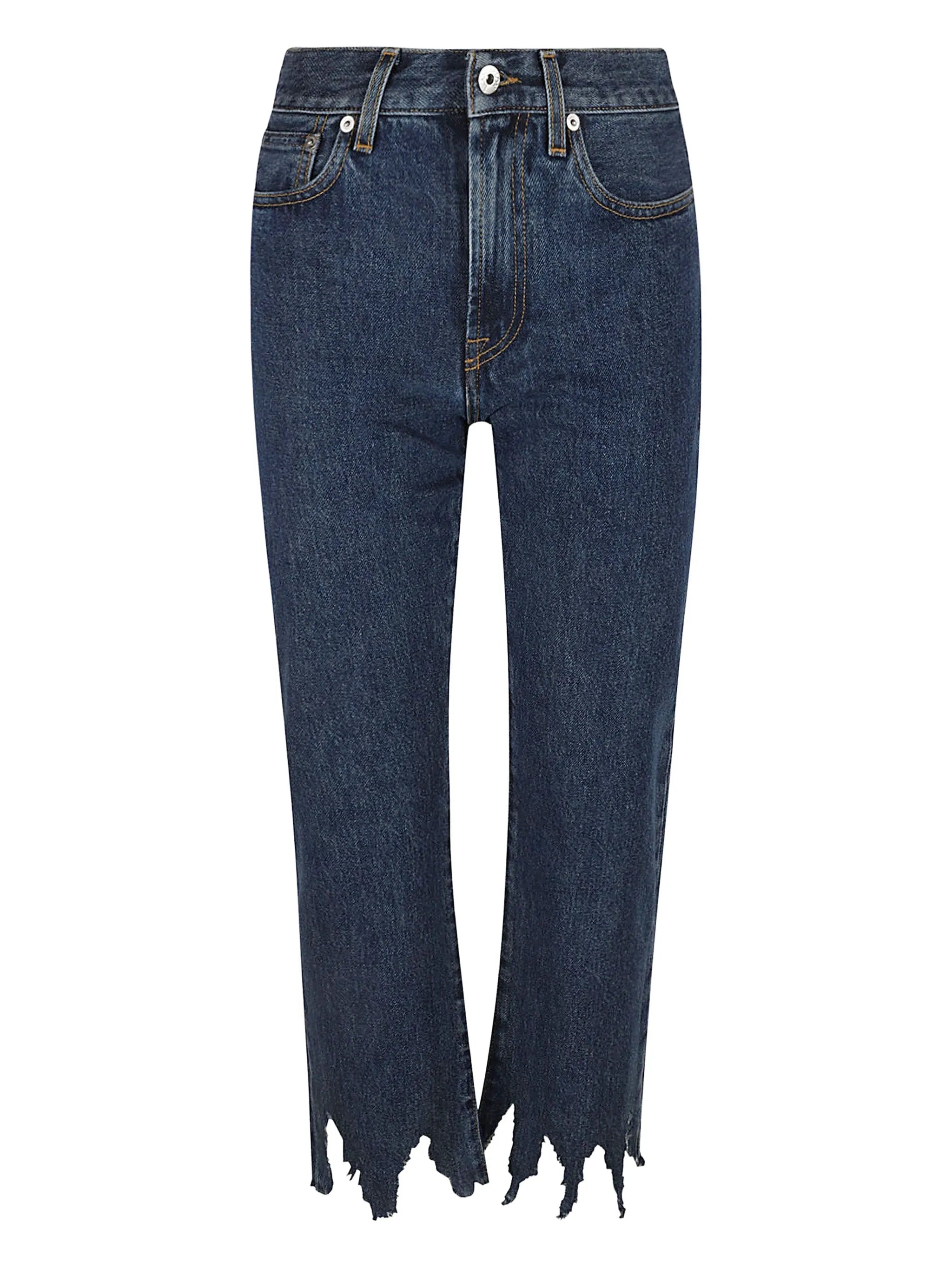logo-patch belt-loop jeans