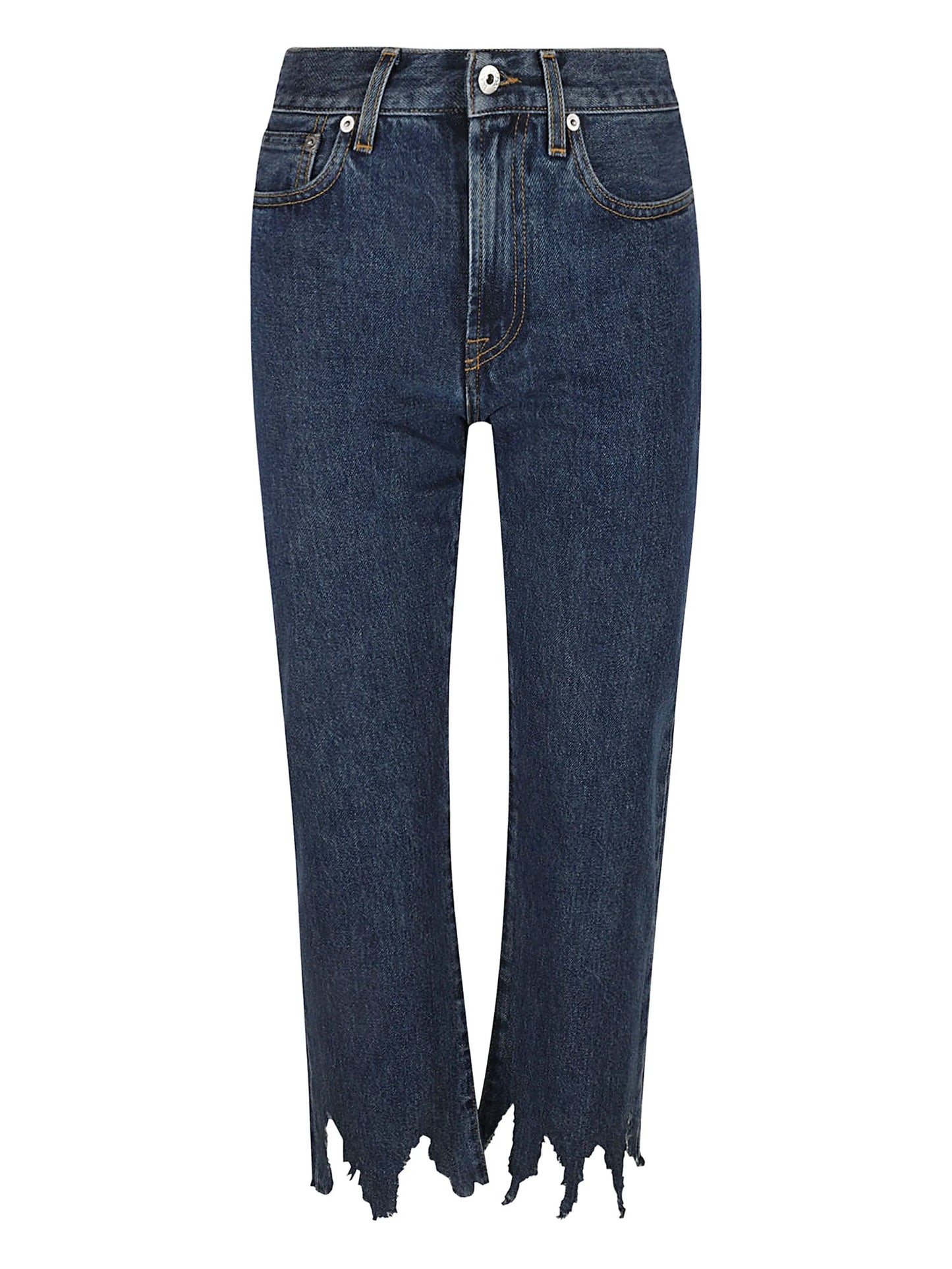 logo-patch belt-loop jeans