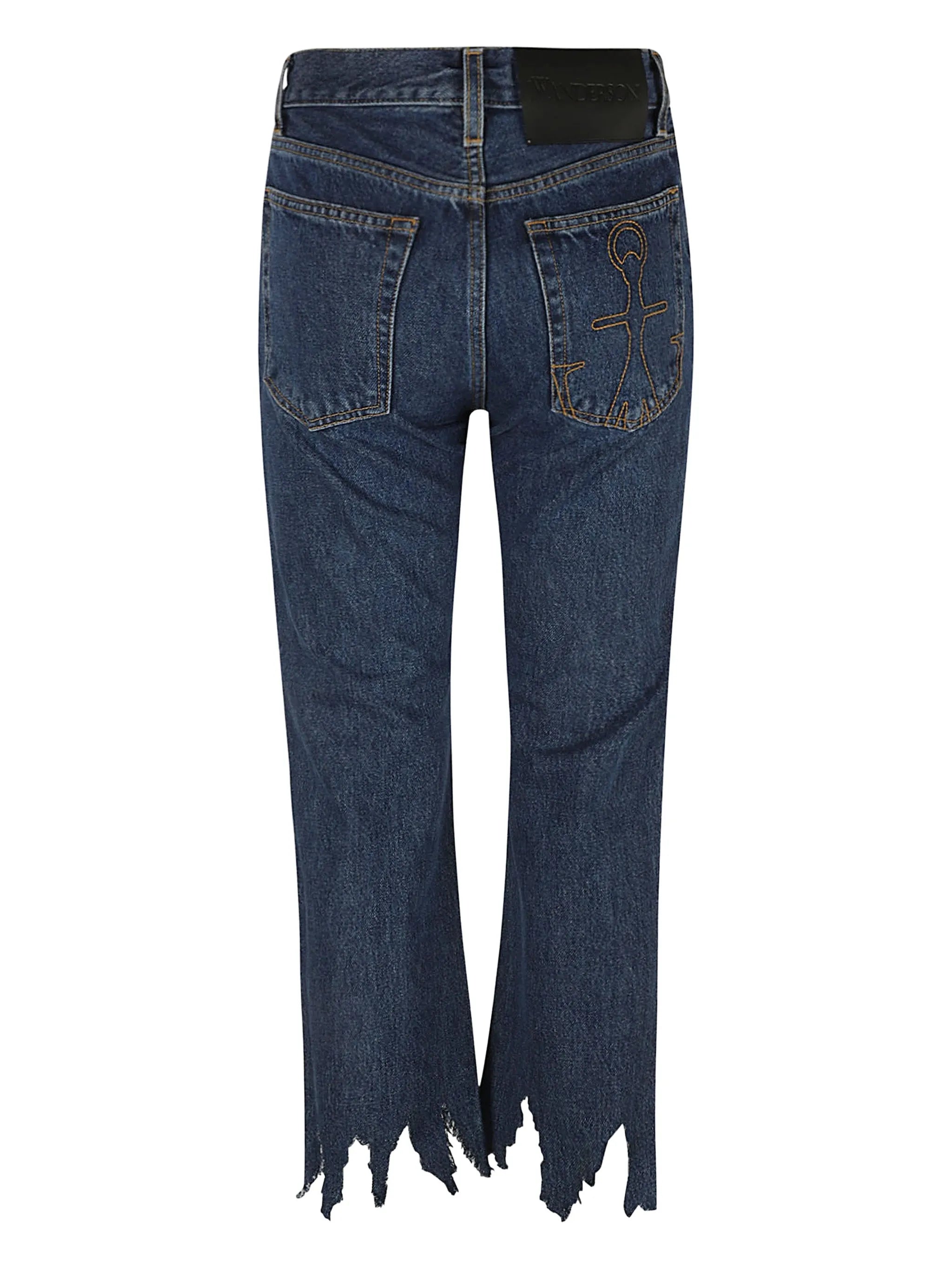 logo-patch belt-loop jeans