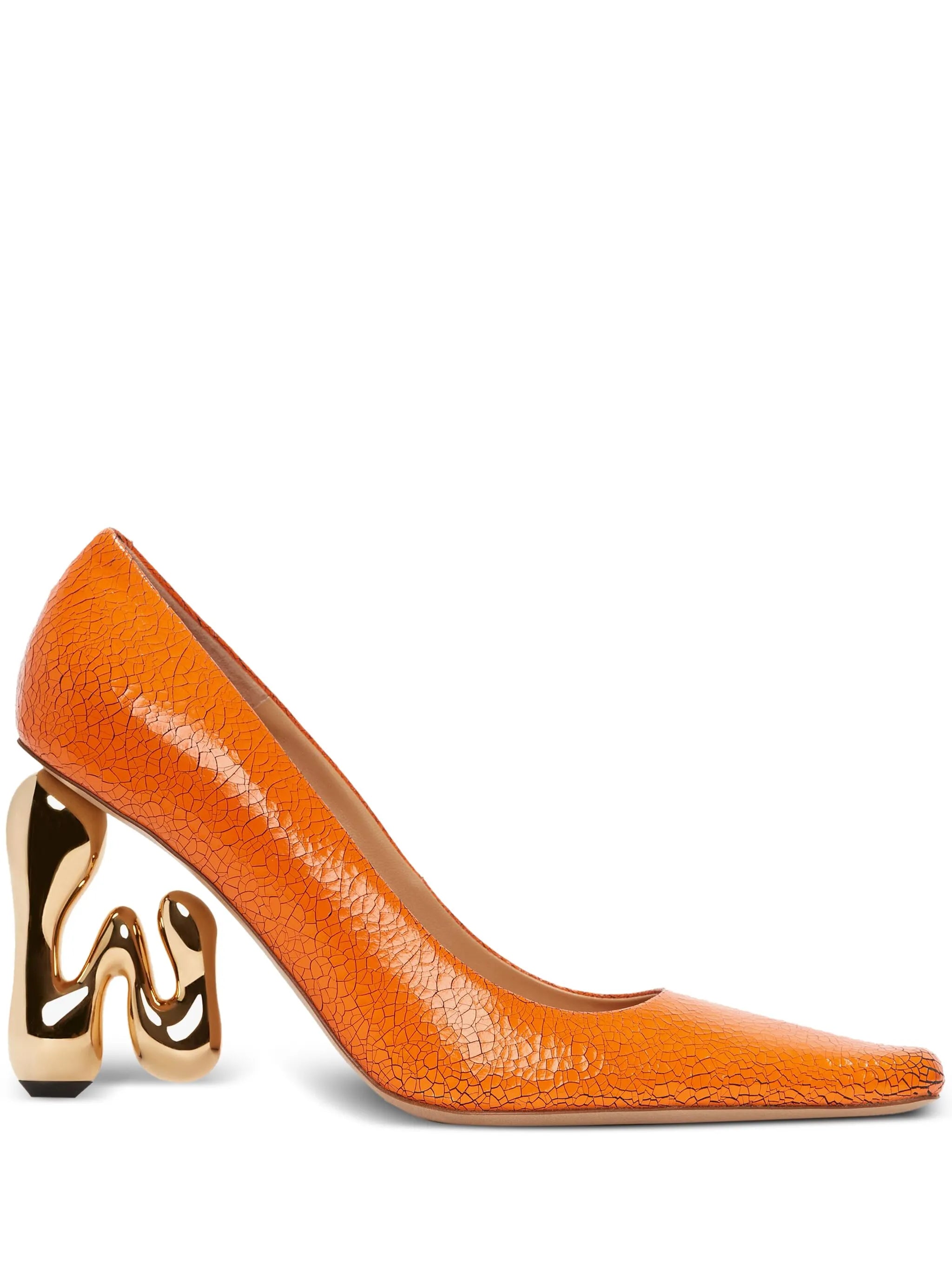 JW Bubble Heel leather pumps