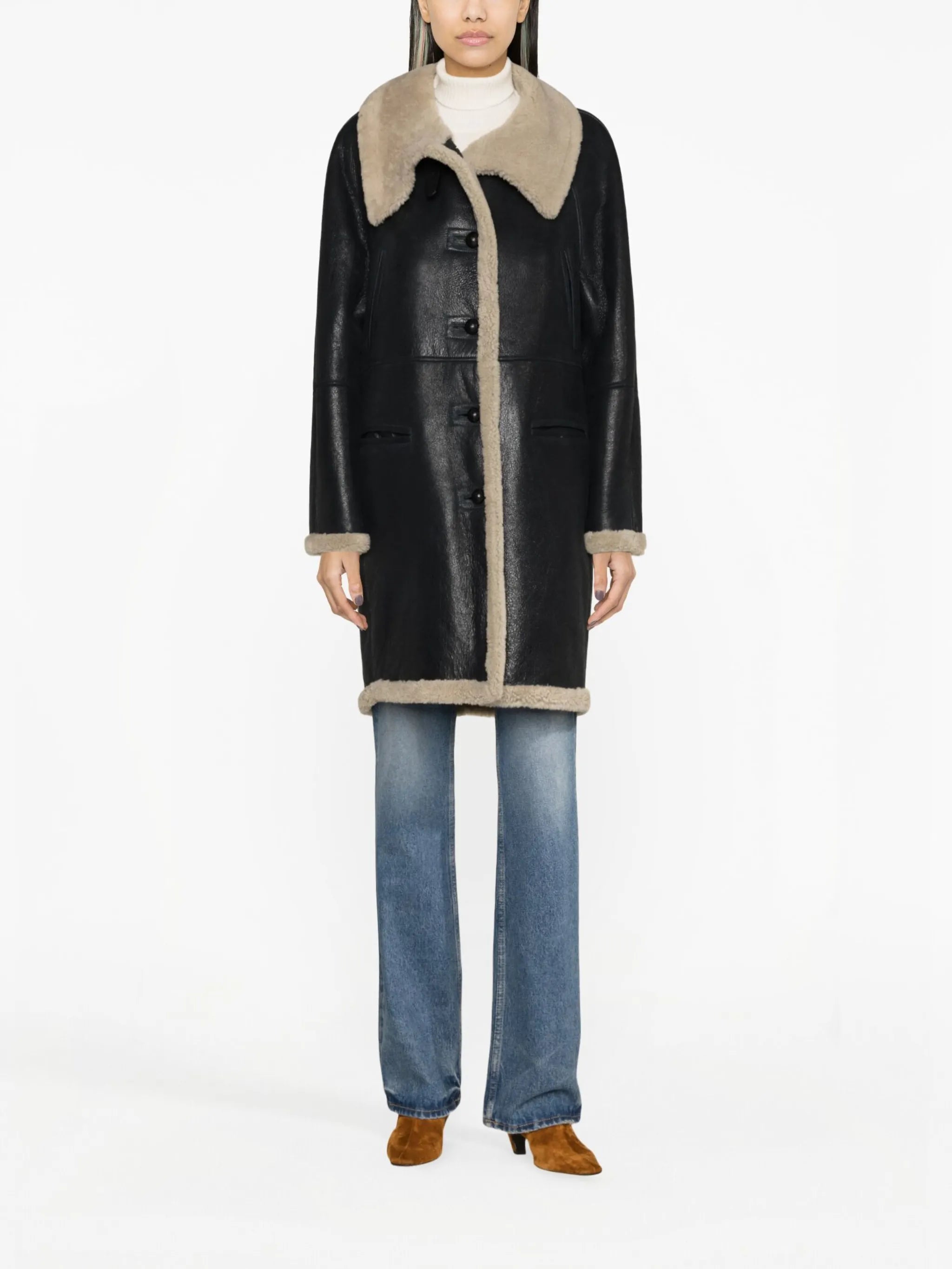 Astana shearling coat