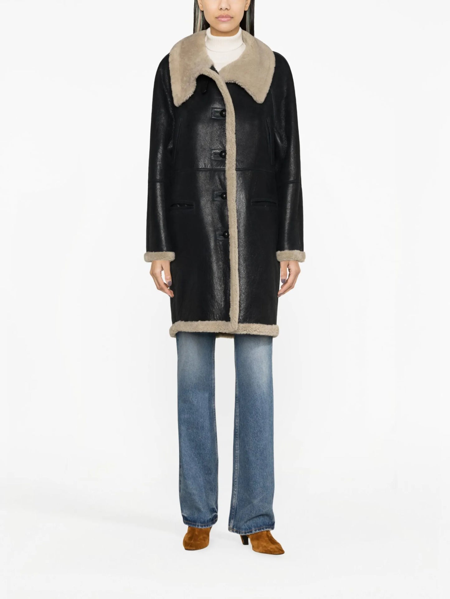 Astana shearling coat