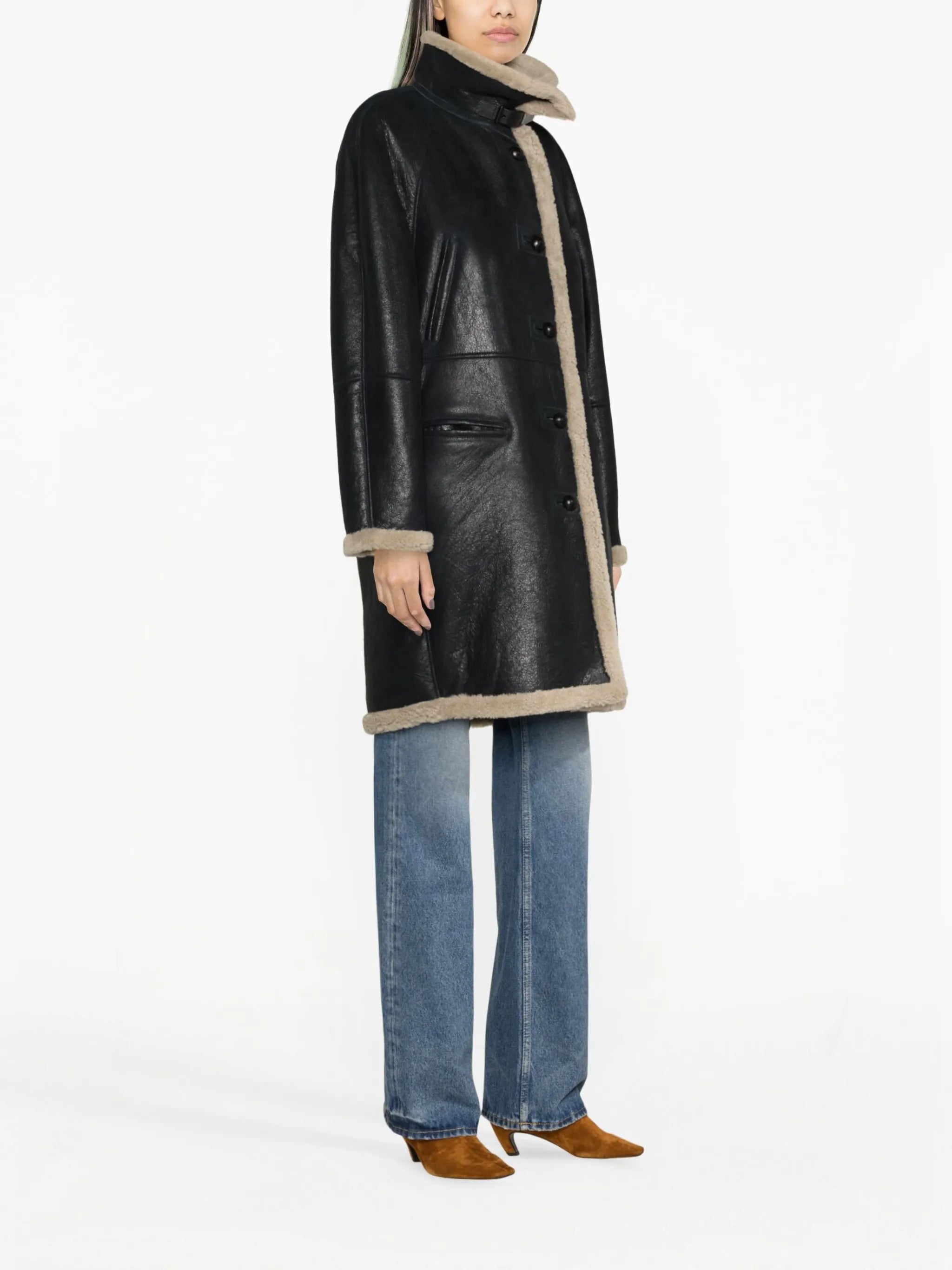 Astana shearling coat