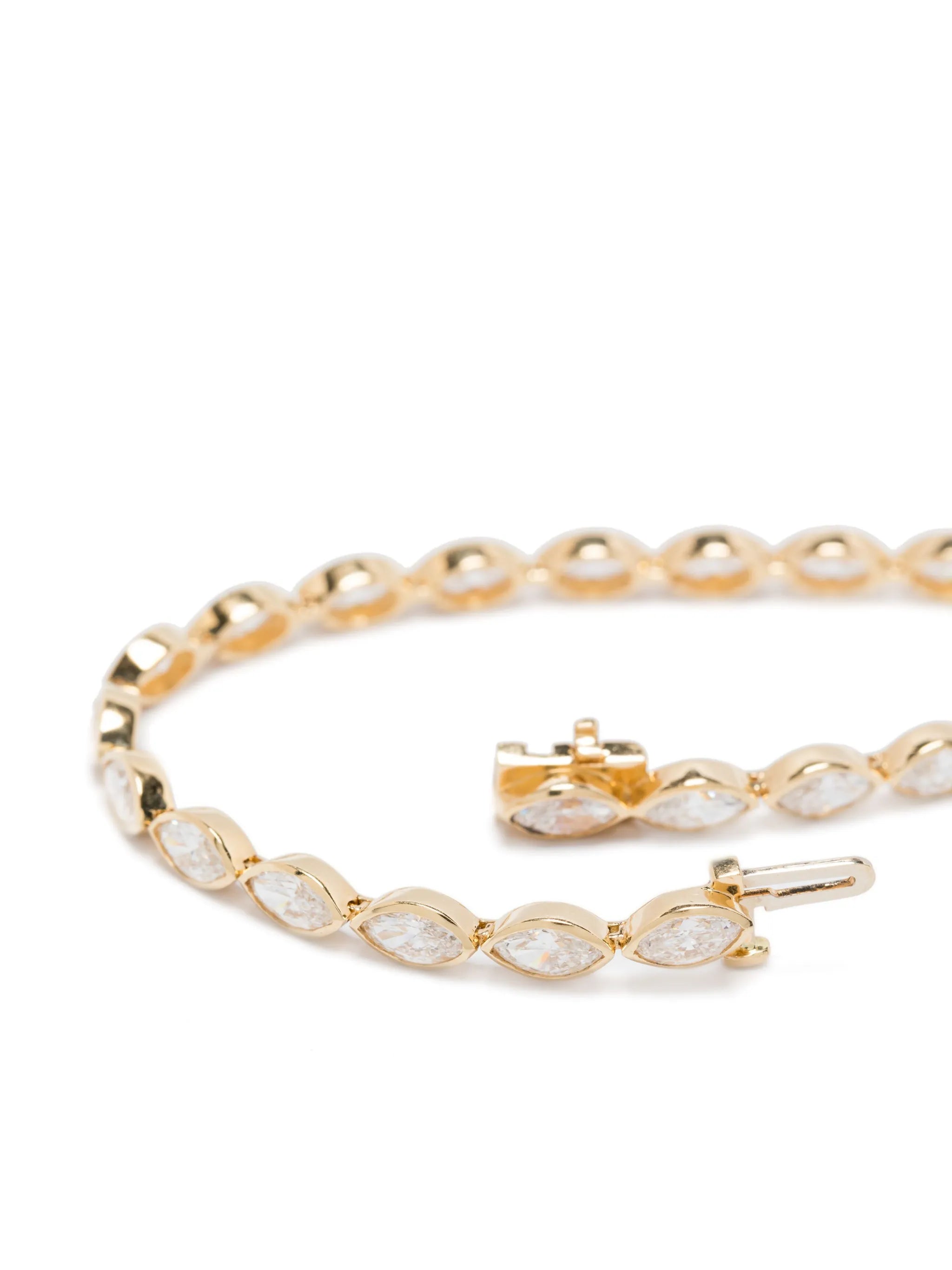 18kt yellow gold East West bracelet