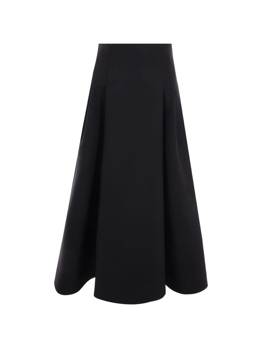 A-line midi skirt