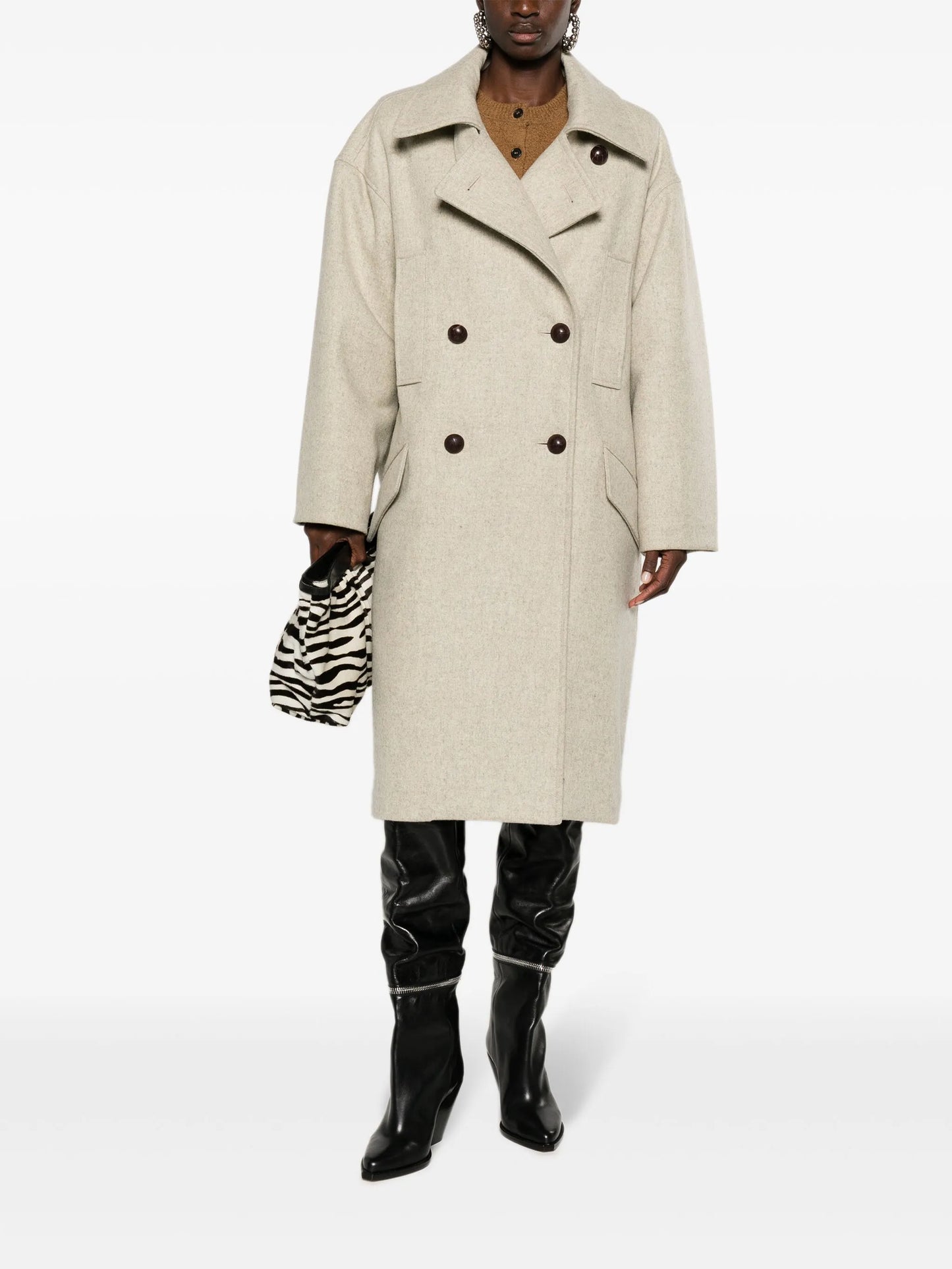 Fabiola double-breasted coat