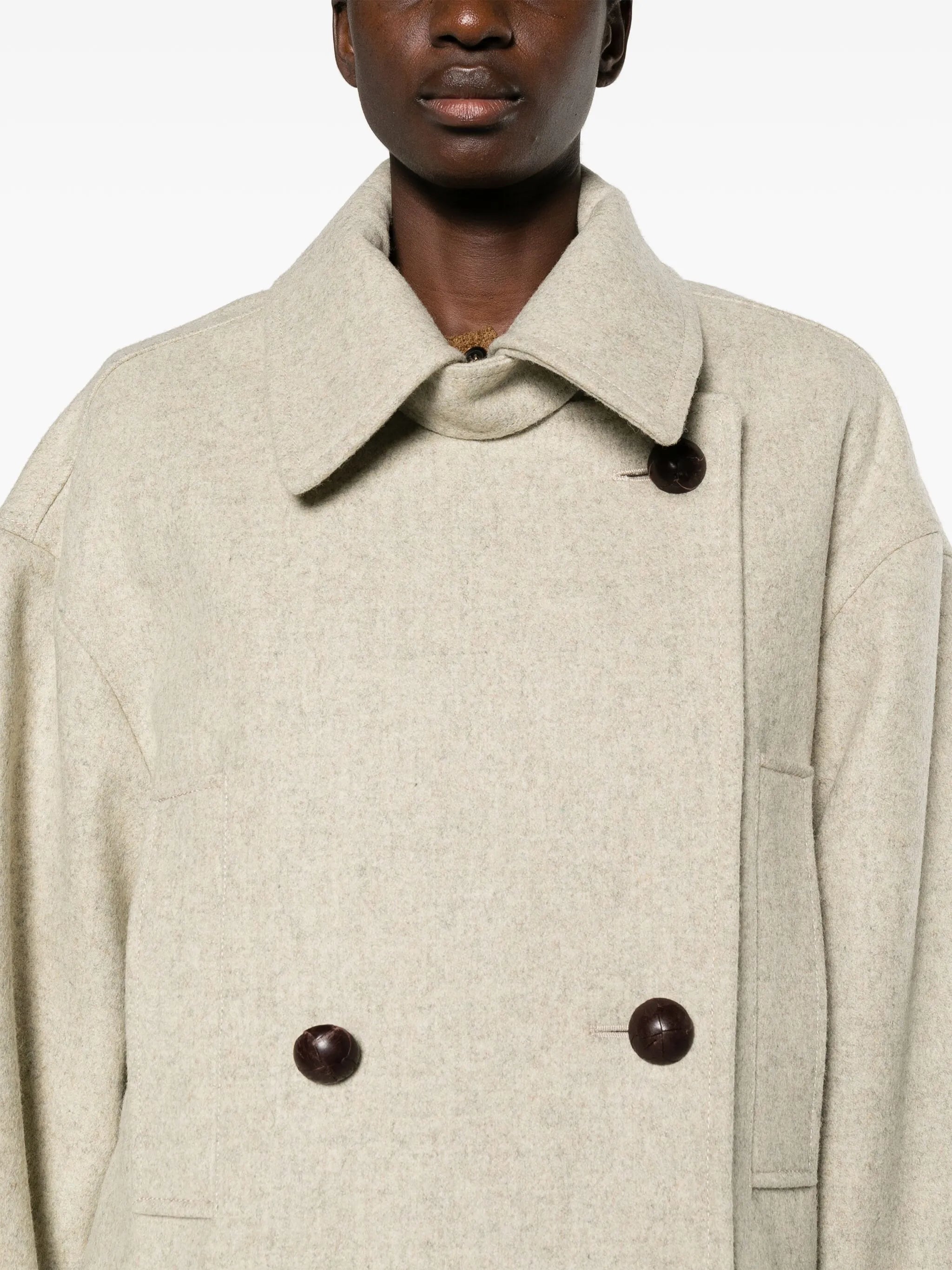 Fabiola double-breasted coat
