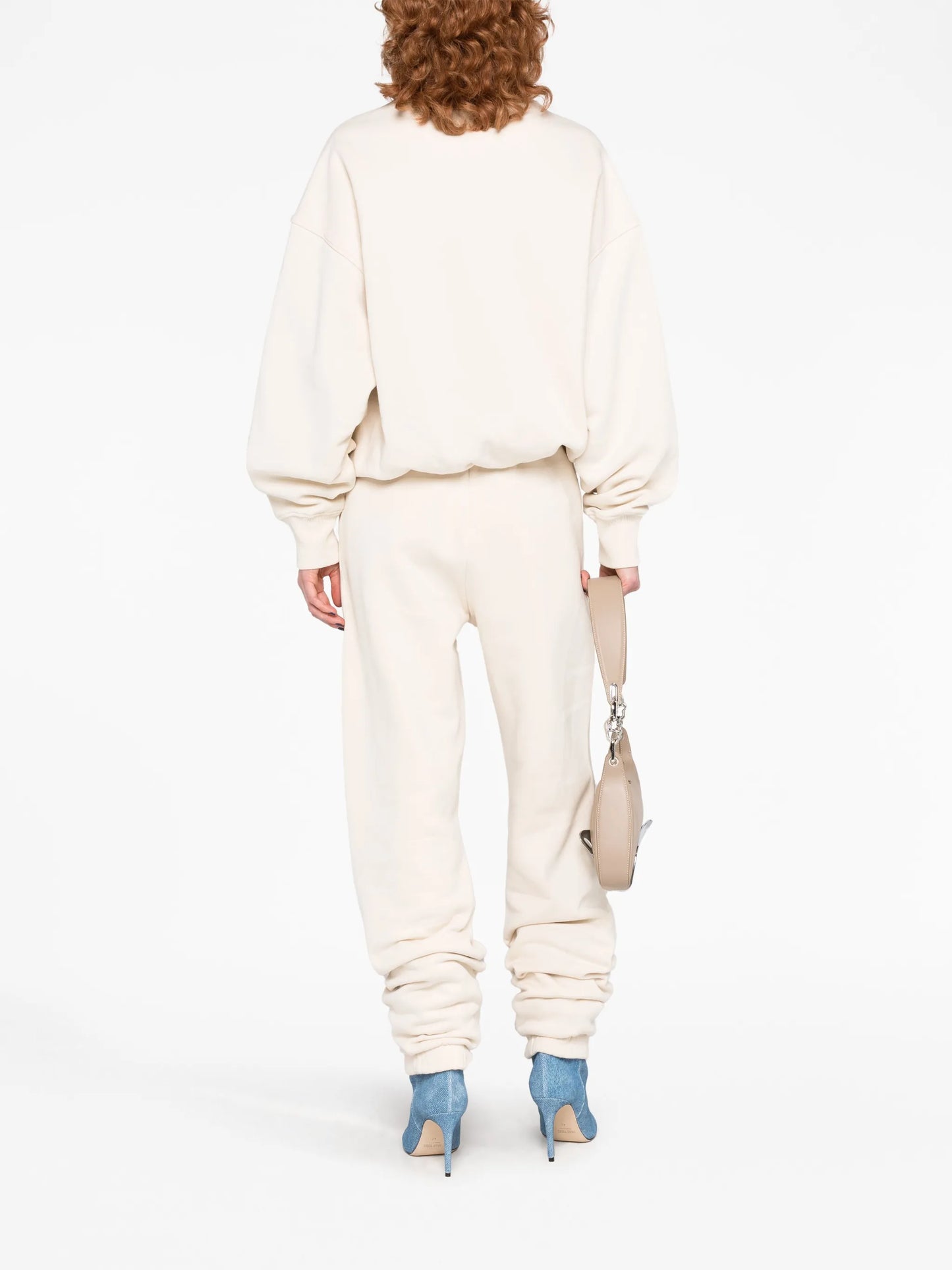 Maeve logo-embossed cotton sweatshirt