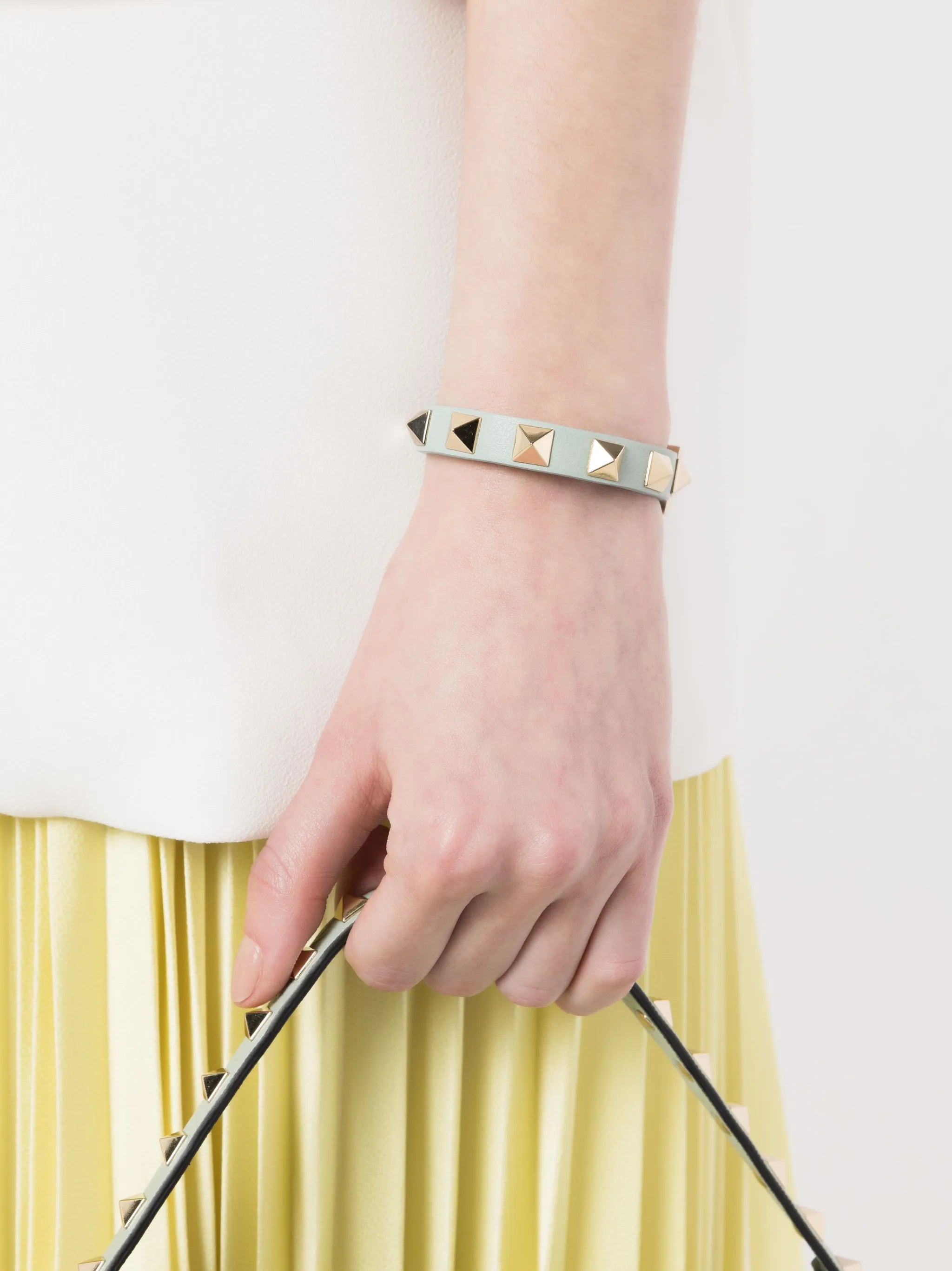 Rockstud embellished bracelet