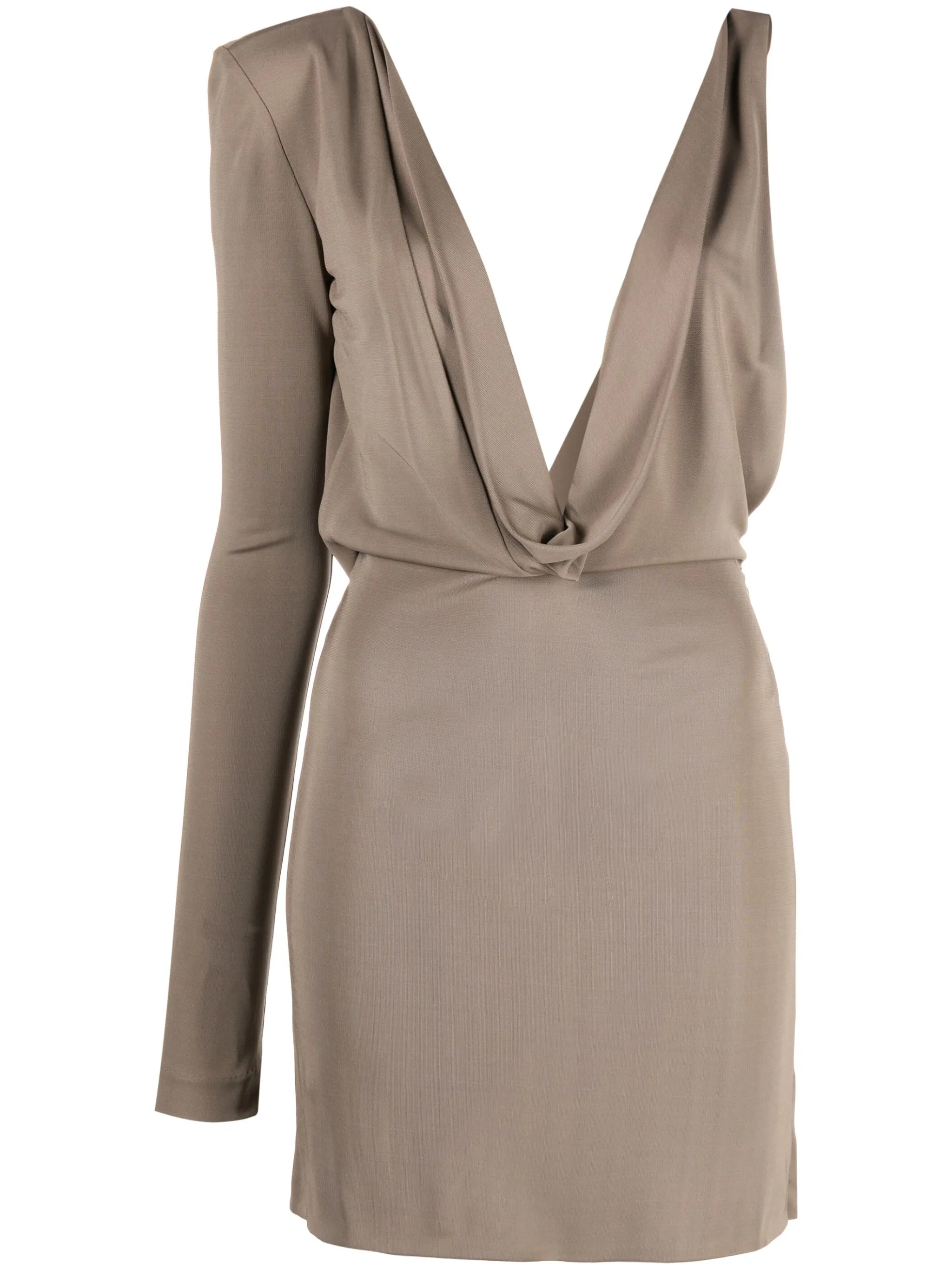 mini plunging V-neck dress
