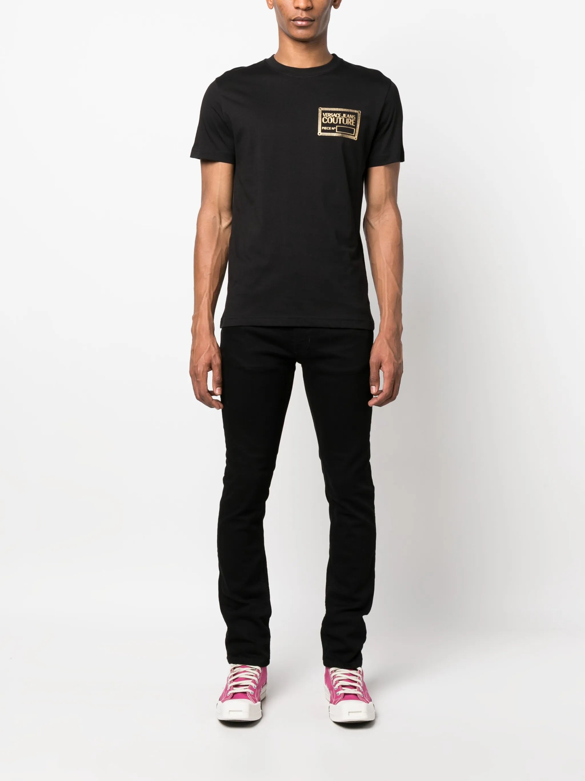 logo-print cotton T-shirt