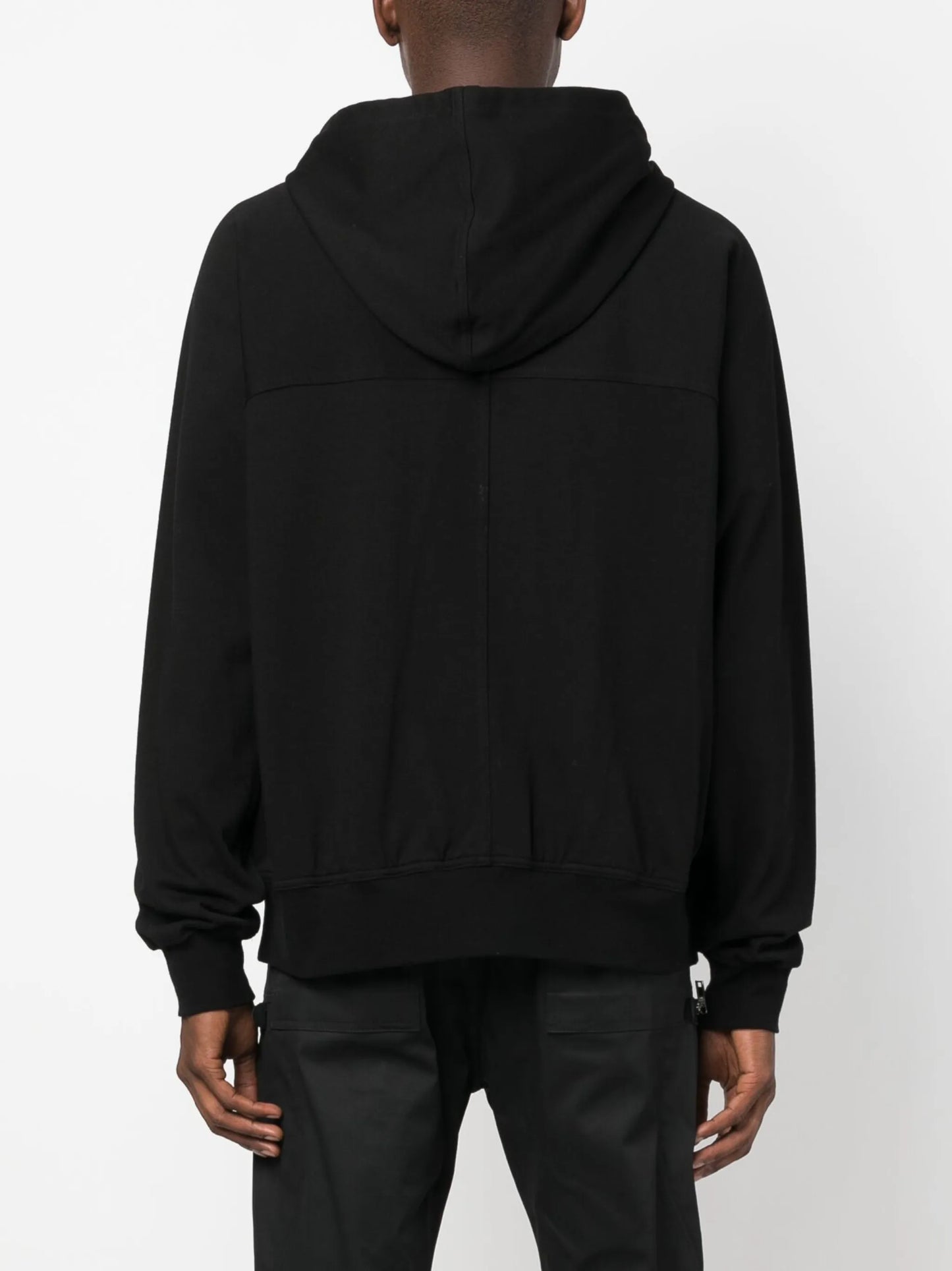 zip-up cotton hoodie