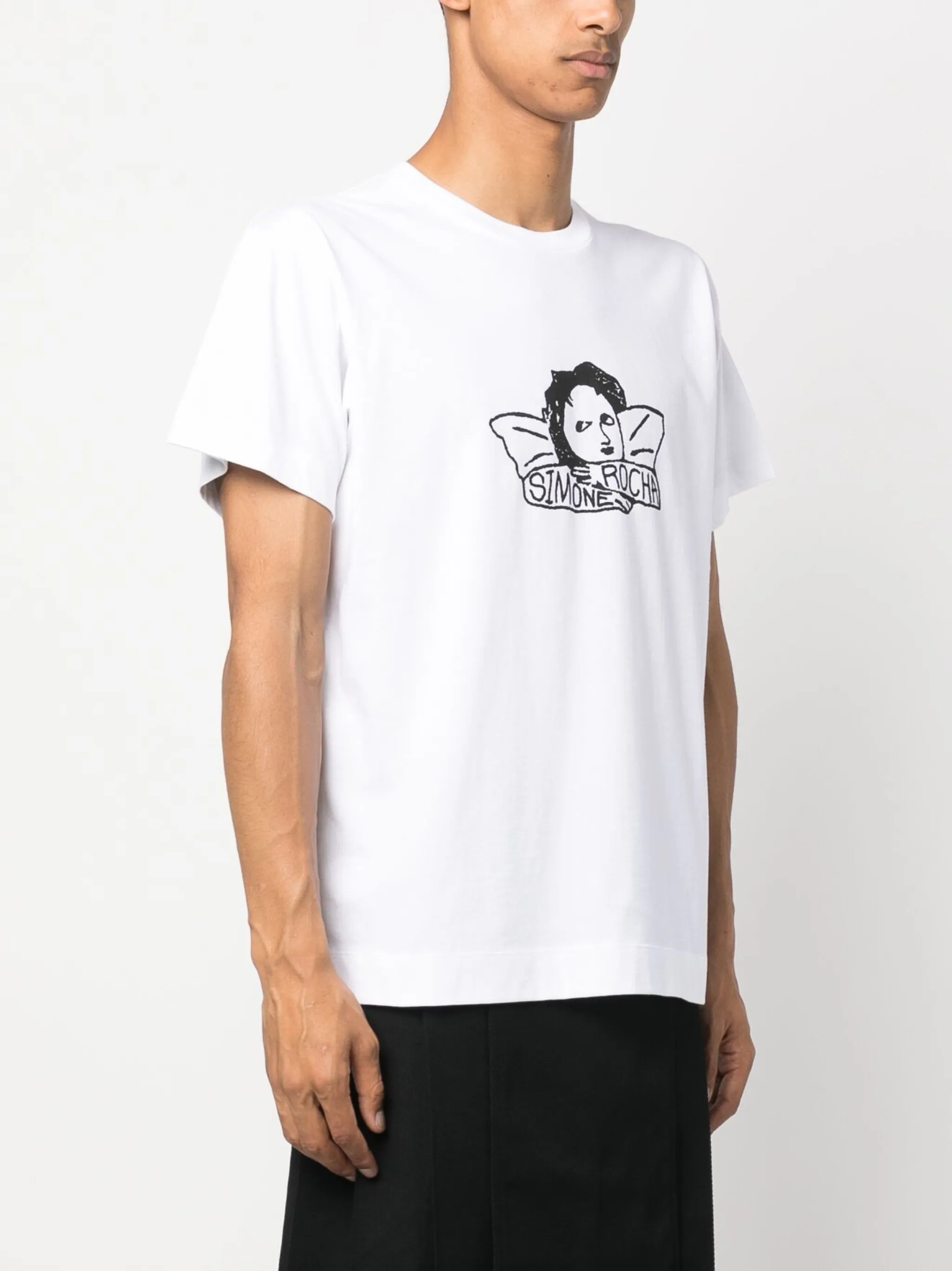 graphic-print cotton T-shirt