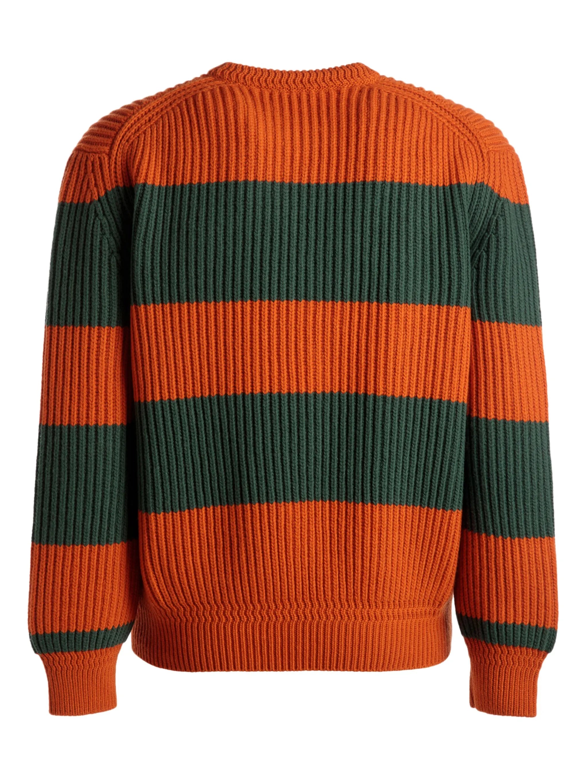 ribbed-knit wool jumper