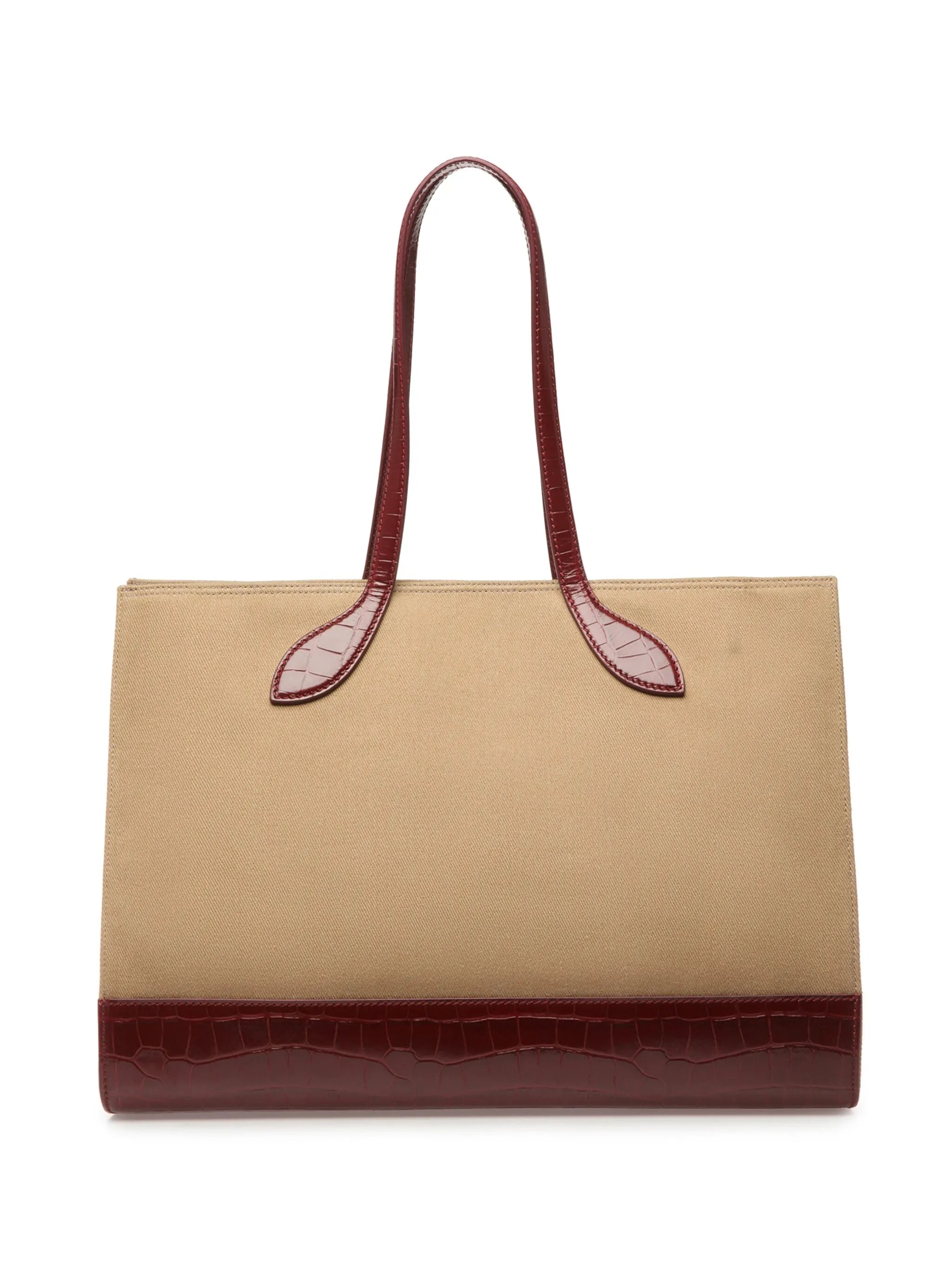 Bar logo-print tote bag