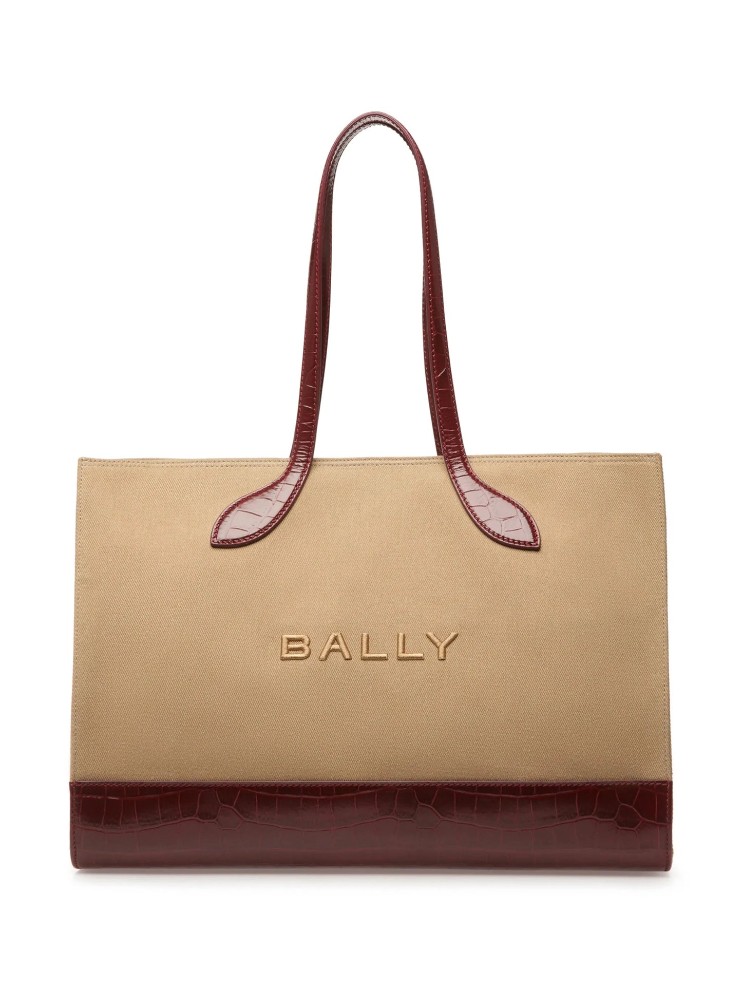 Bar logo-print tote bag