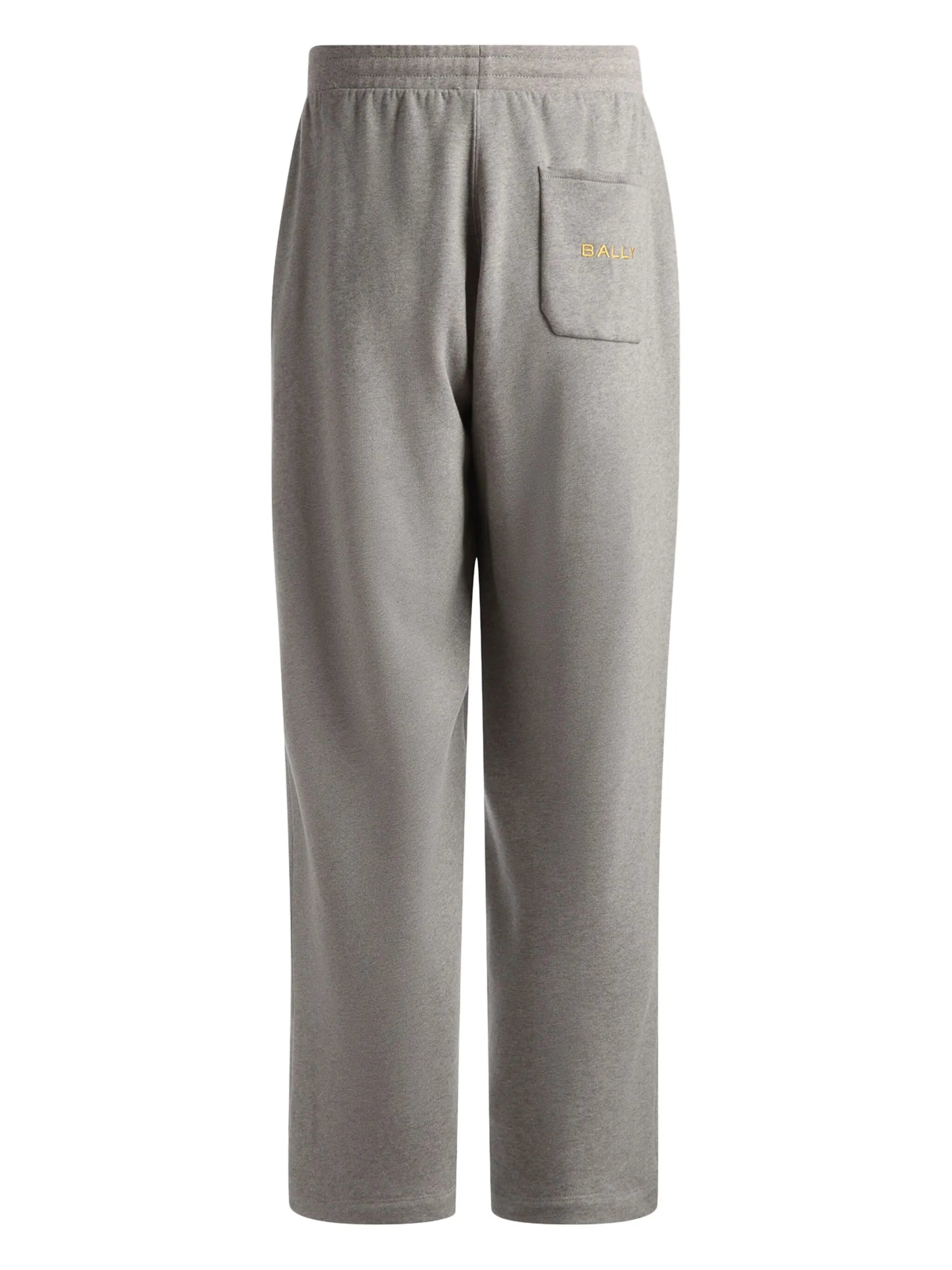 logo-embroidered cotton track trousers