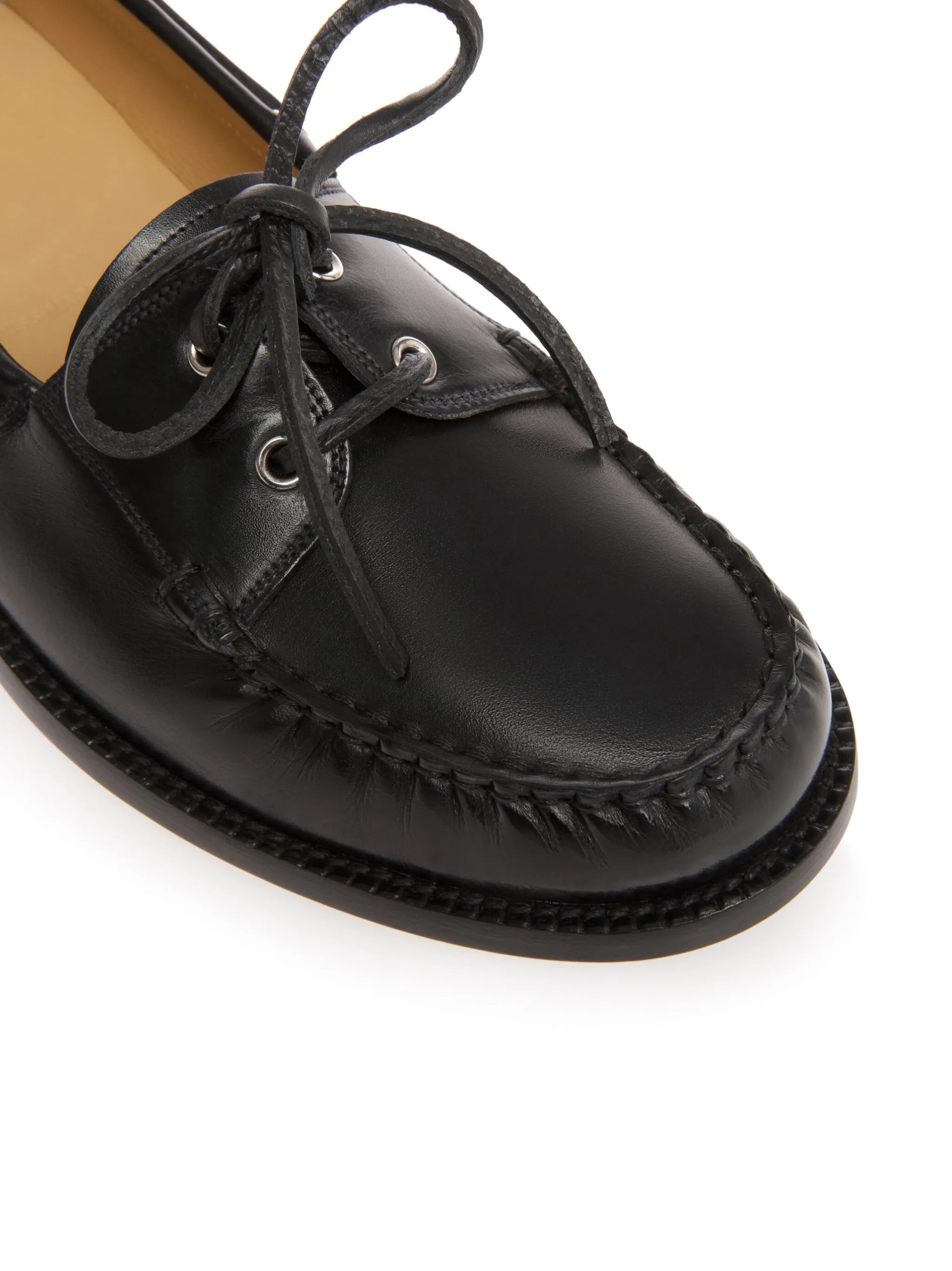 Rimion leather boat loafers