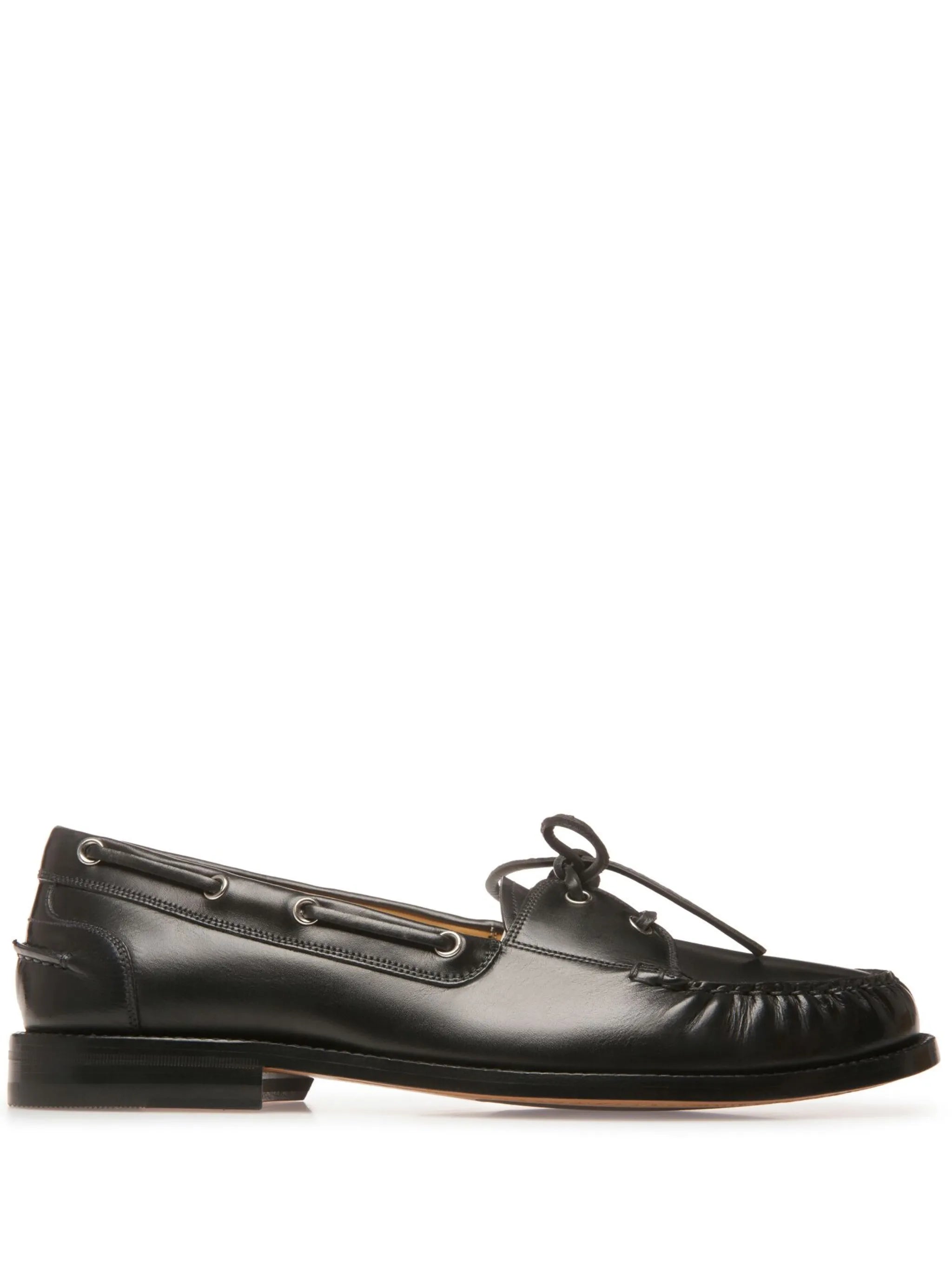 Rimion leather boat loafers