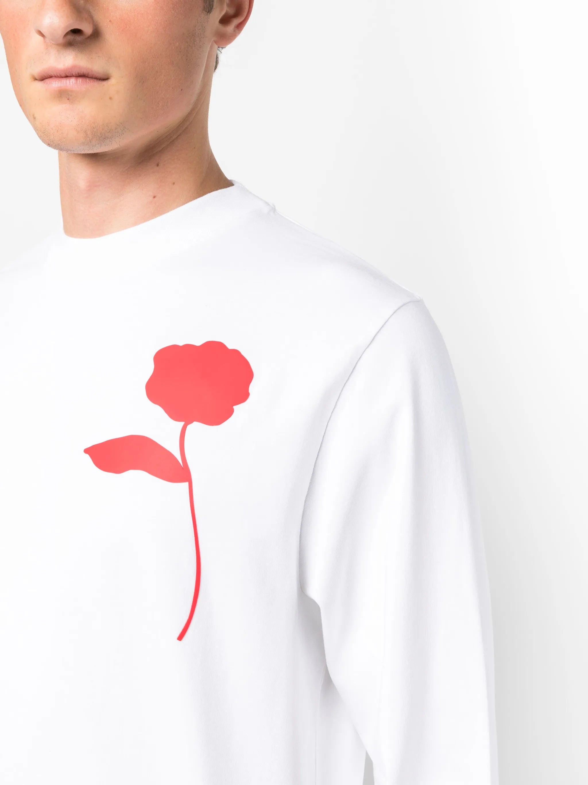 Le T-shirt Ciceri rose-print top