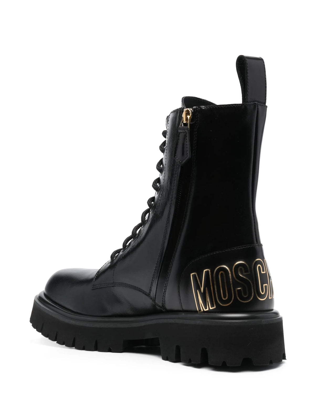 logo-embossed ankle boots