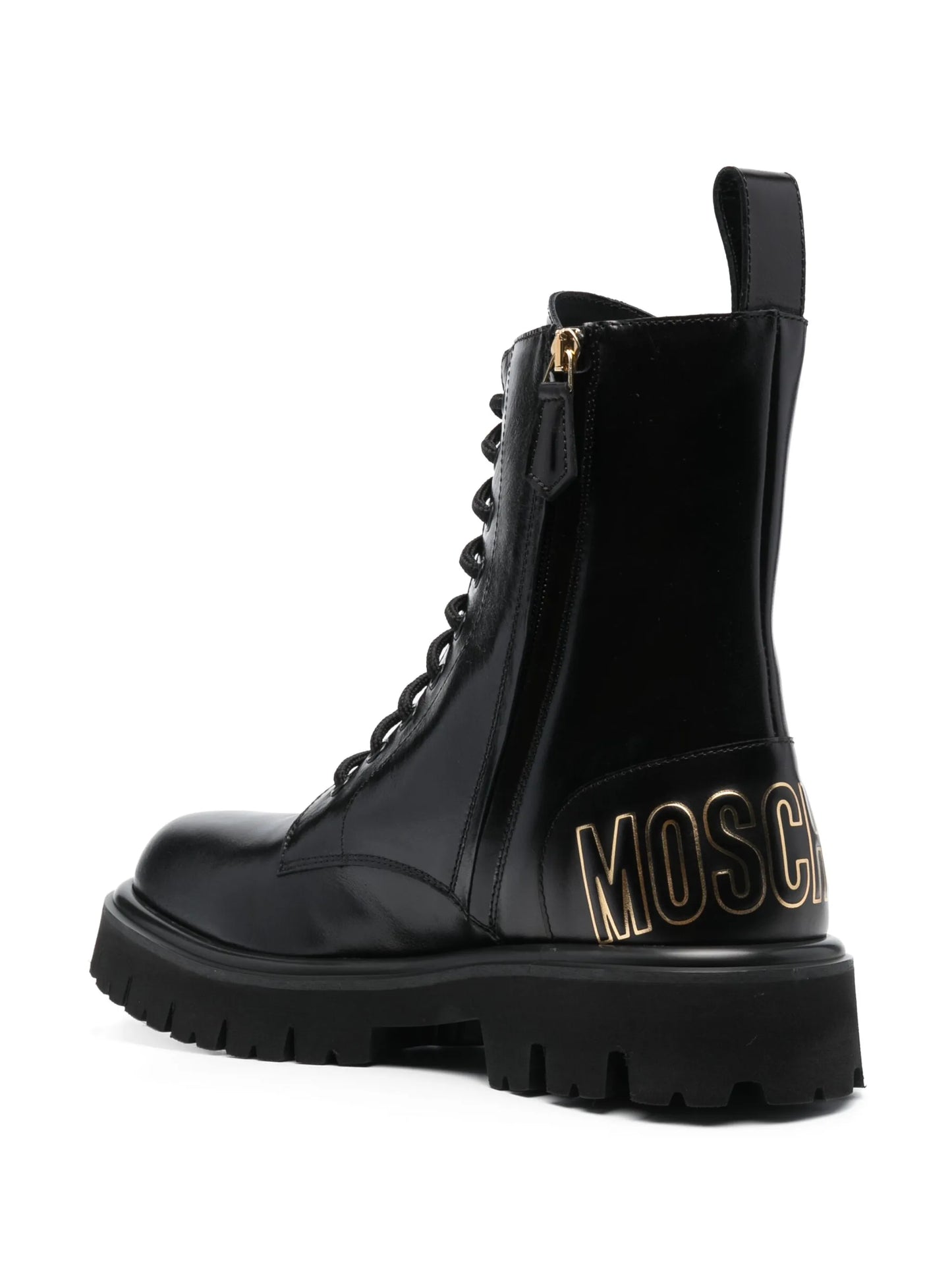 logo-embossed ankle boots
