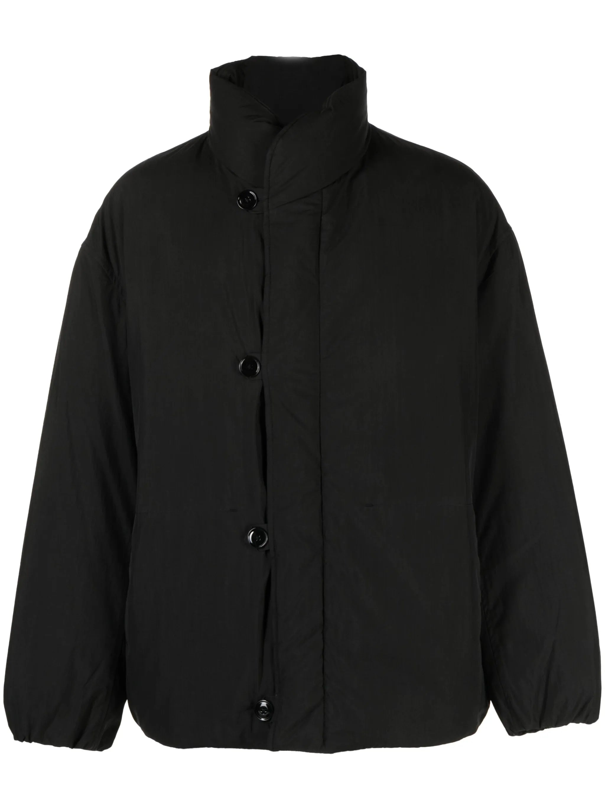 oversized funnel-neck padded jacket