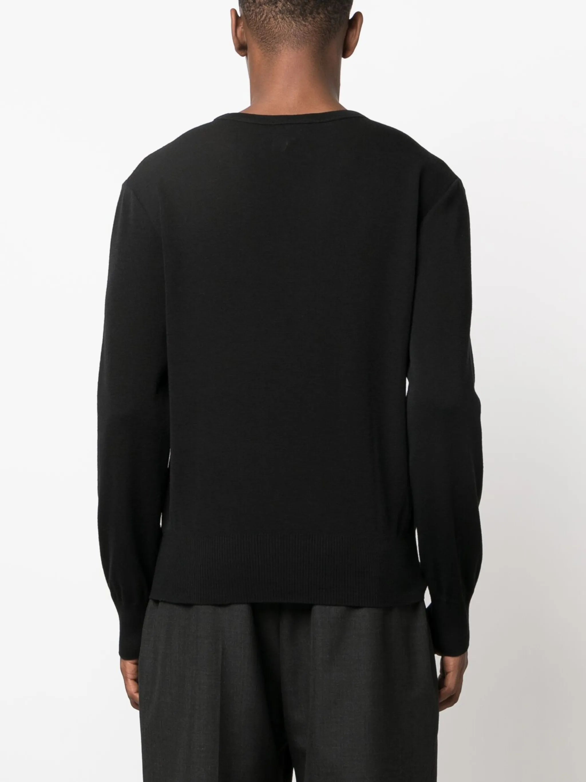 fine-knit wool jumper