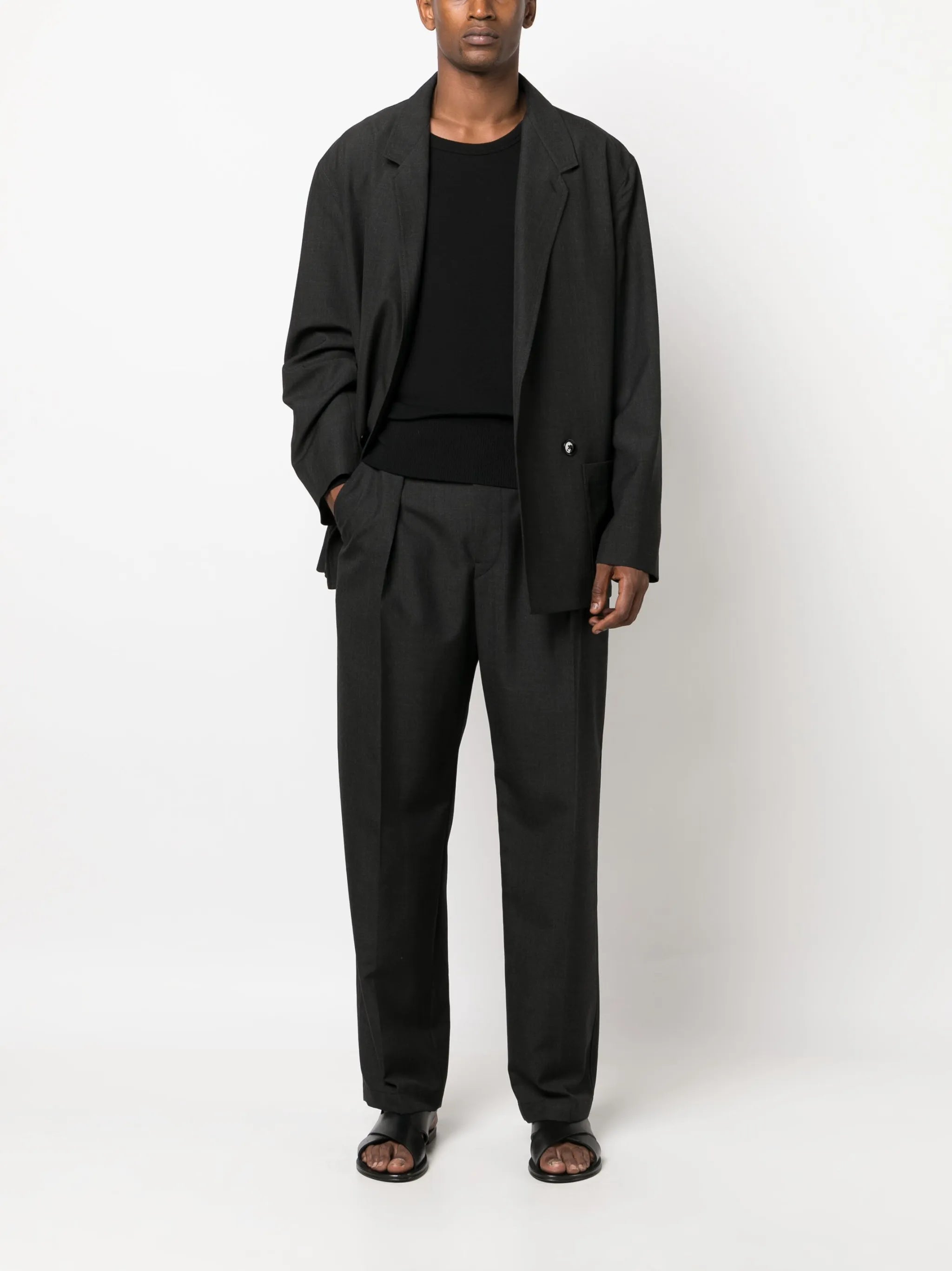fine-knit wool jumper